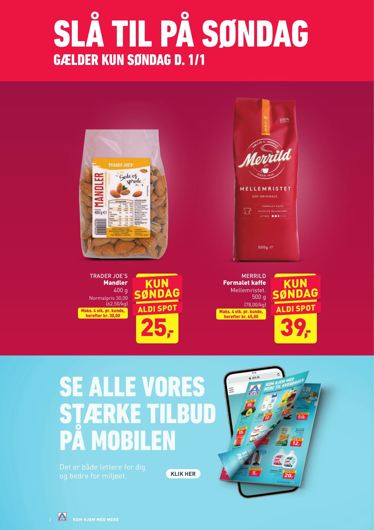 Tilbud Aldi 01.01.2022 - 05.01.2022