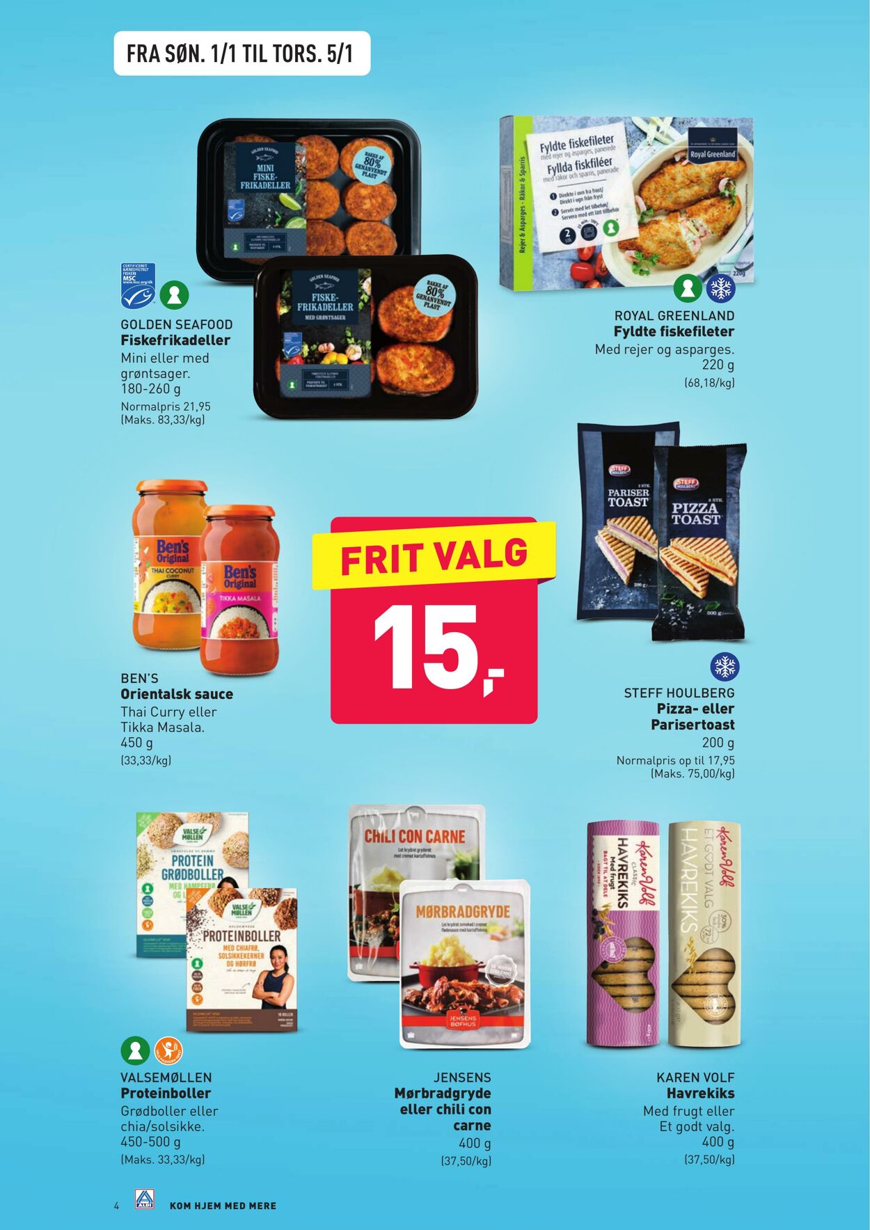 Tilbud Aldi 01.01.2022 - 05.01.2022