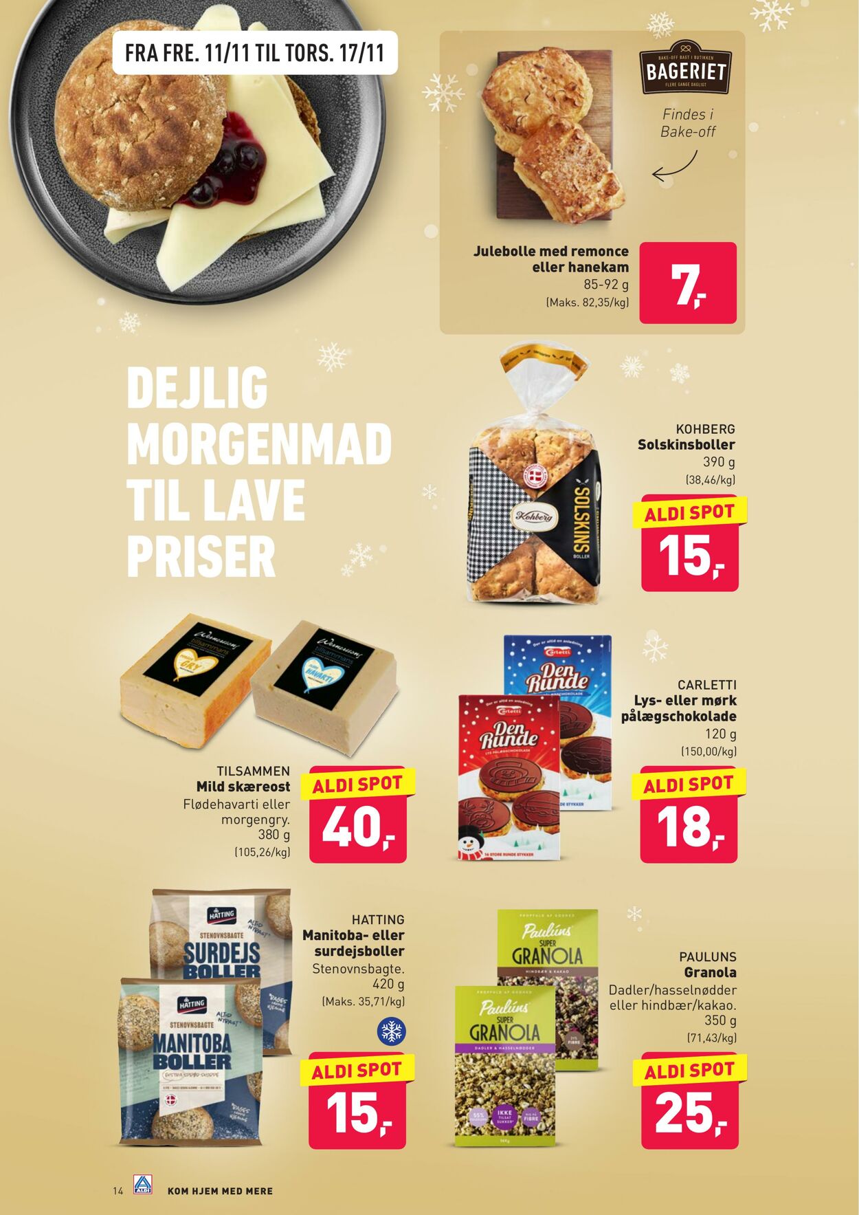 Tilbud Aldi 11.11.2022 - 17.11.2022