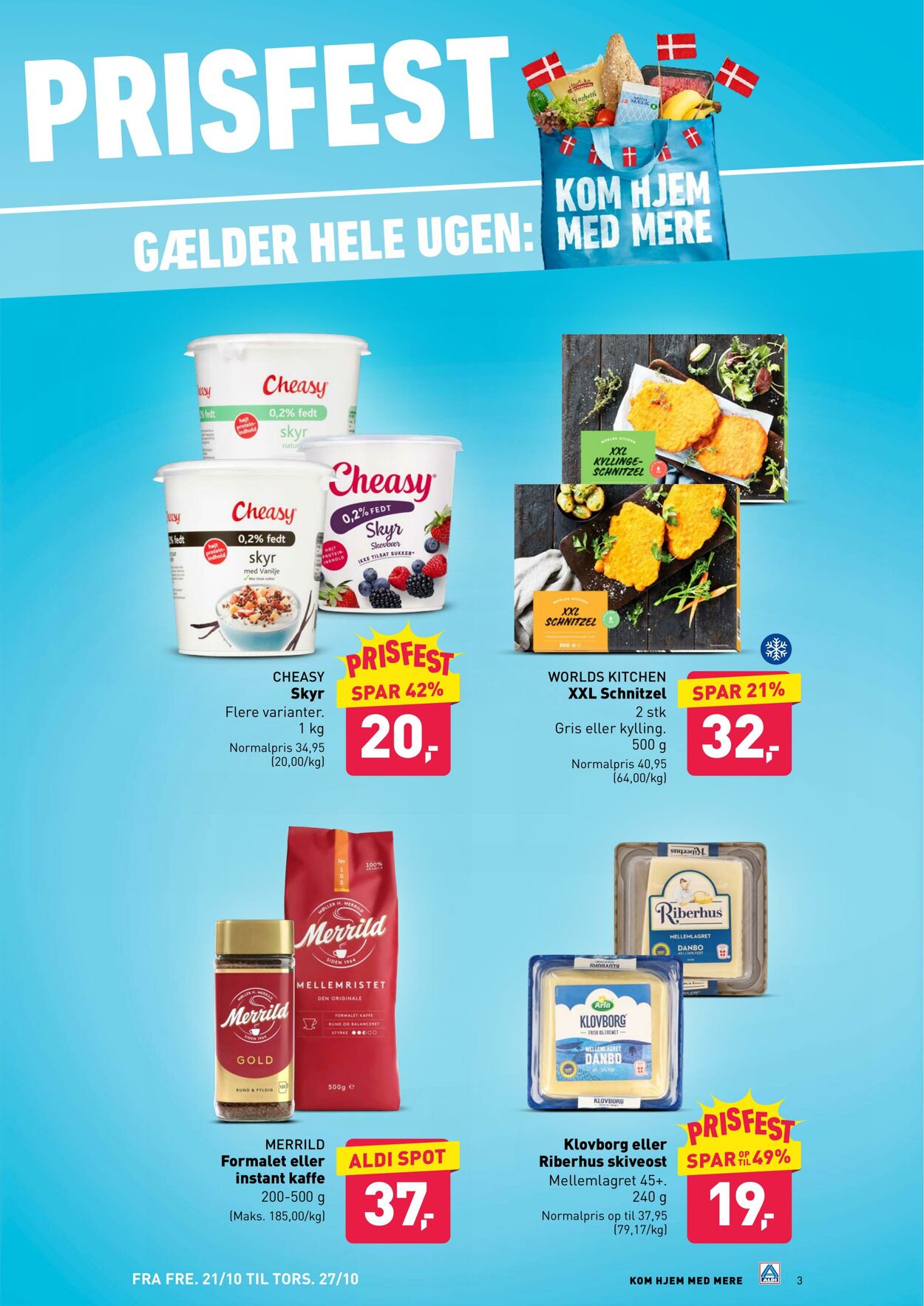 Tilbud Aldi 21.10.2022 - 27.10.2022