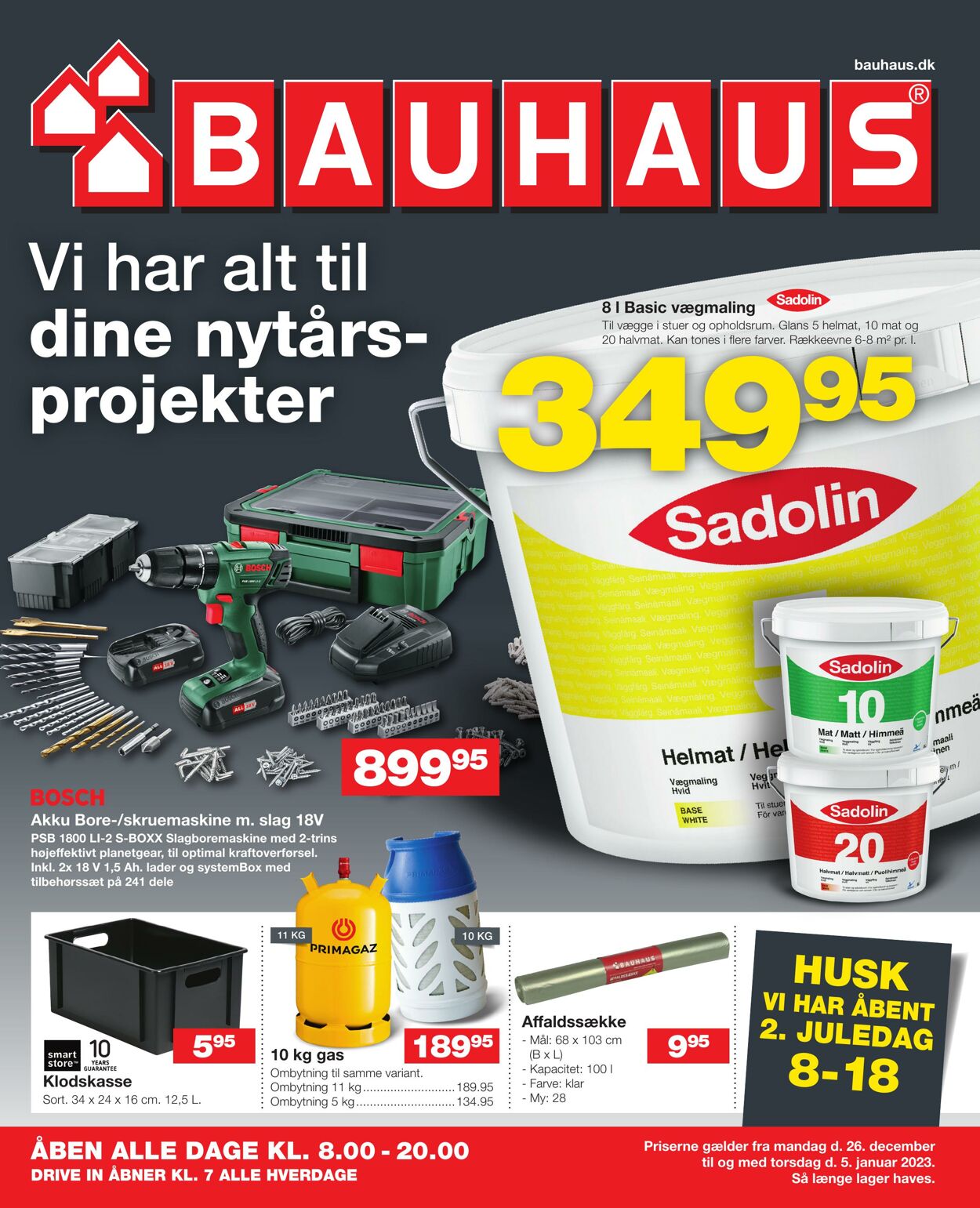 Tilbud Bauhaus 26.12.2022 - 05.01.2023