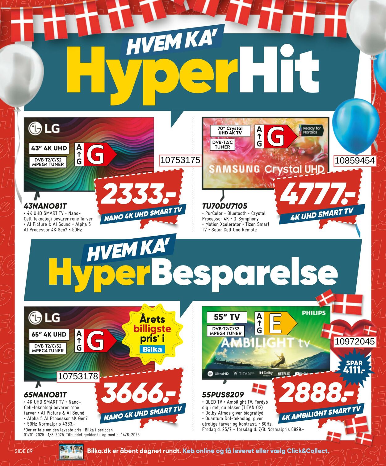 Tilbud Bilka 01.08.2025 - 07.08.2025
