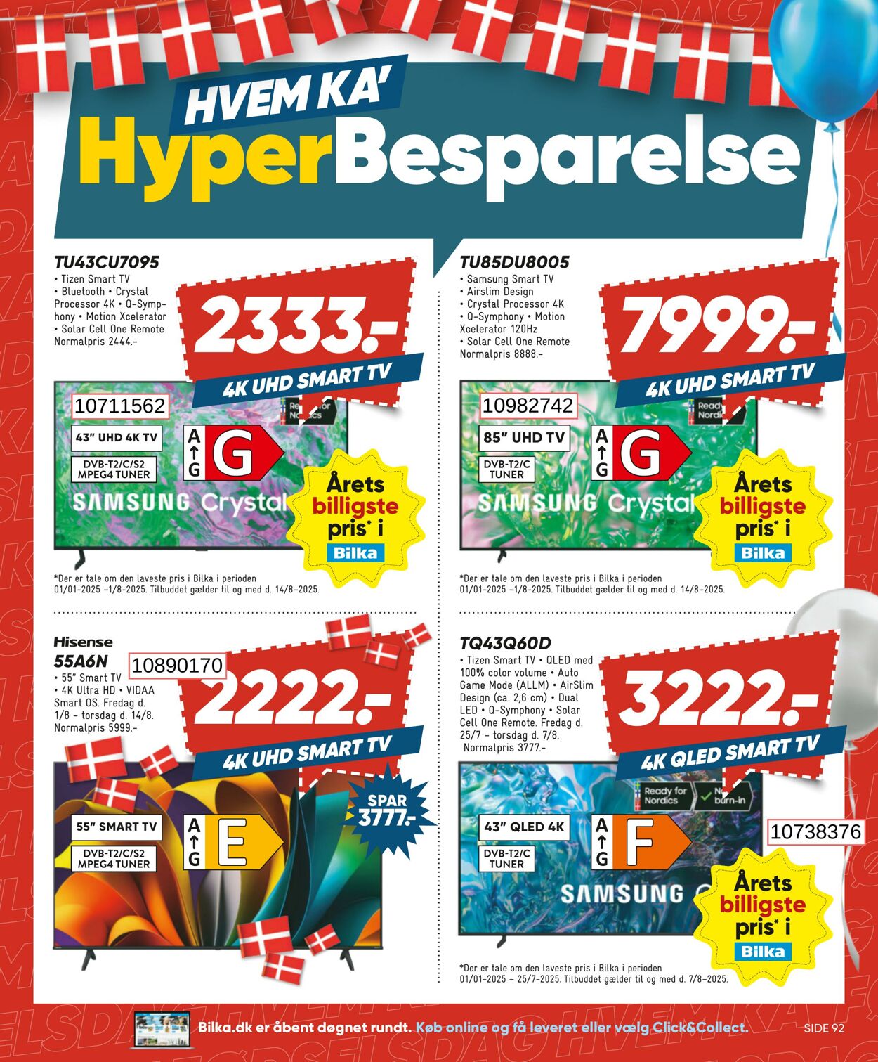 Tilbud Bilka 01.08.2025 - 07.08.2025