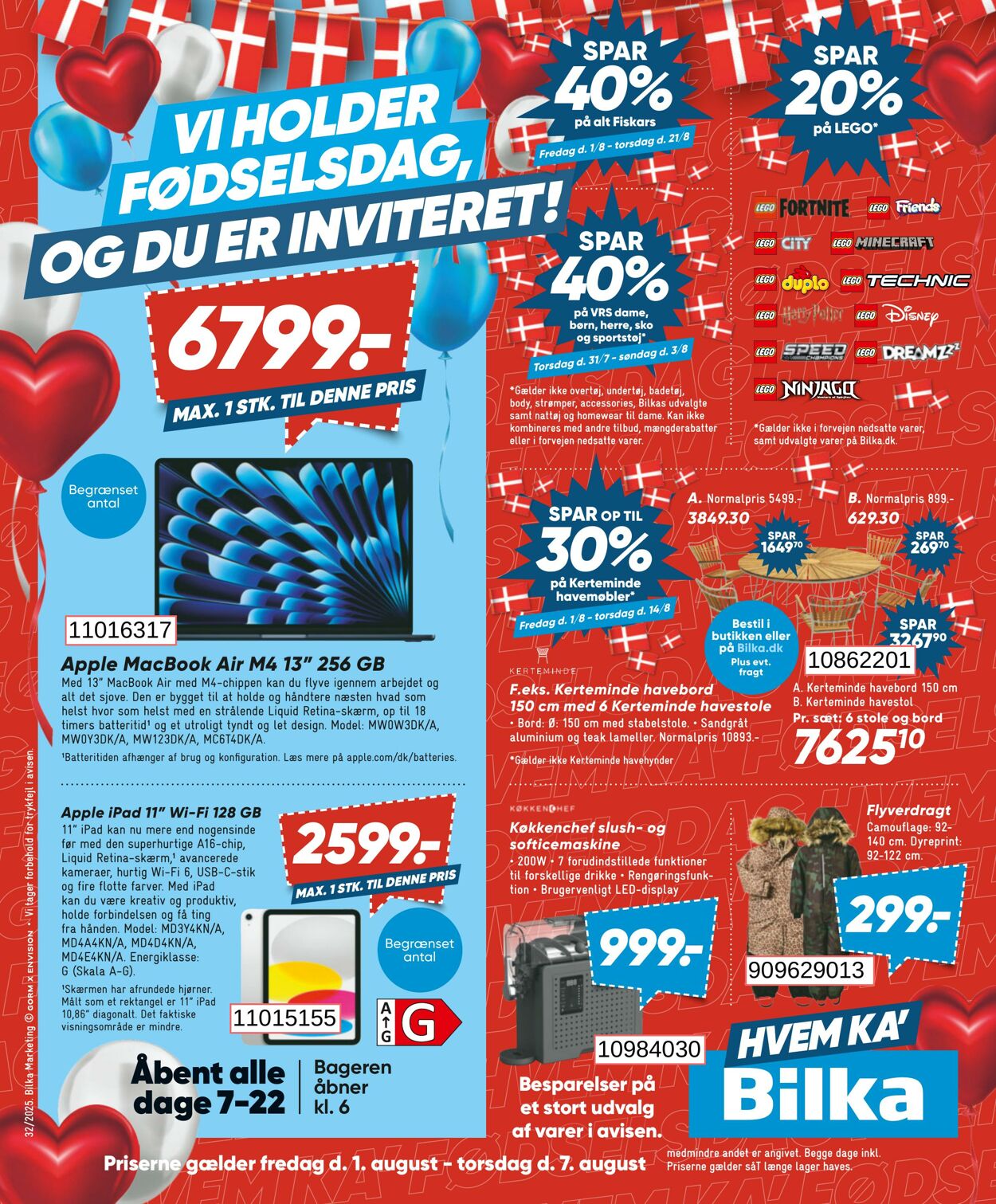 Tilbud Bilka 01.08.2025 - 07.08.2025