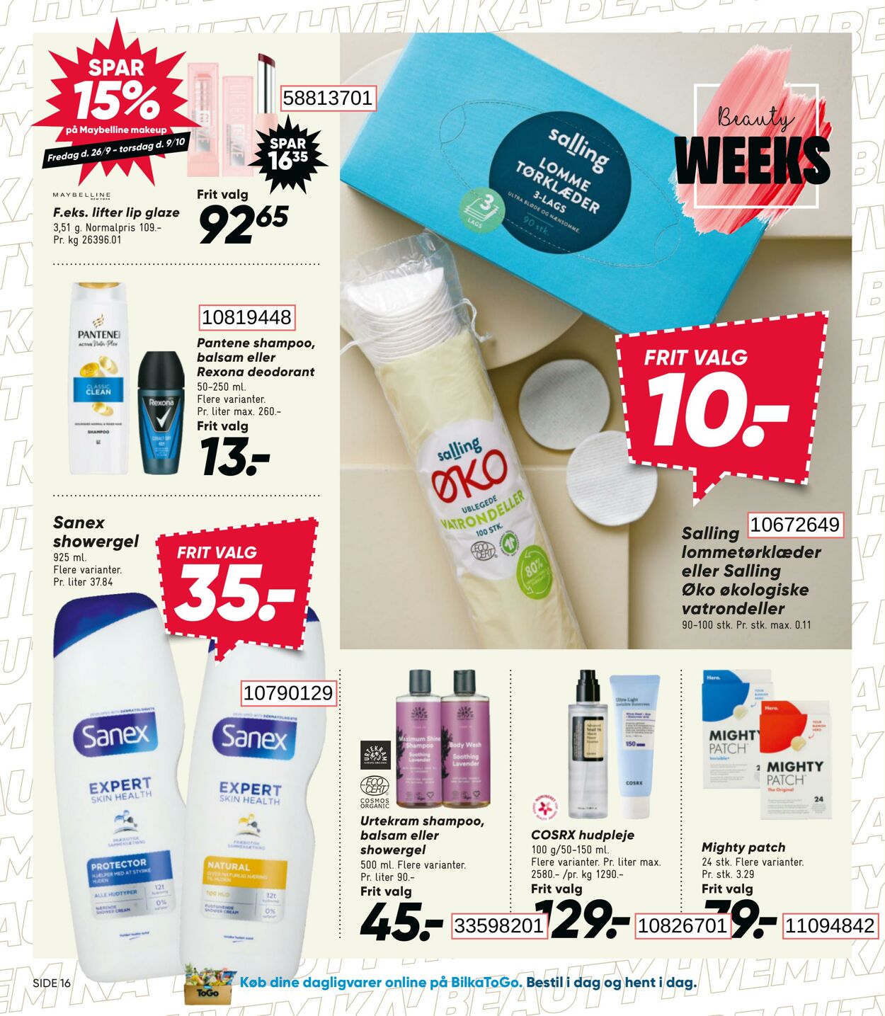 Tilbud Bilka 26.09.2025 - 02.10.2025