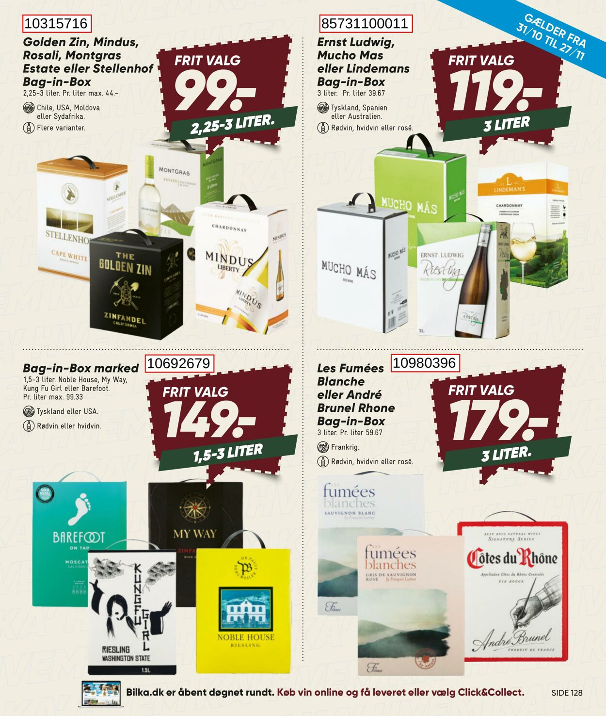 Tilbud Bilka 31.10.2025 - 07.11.2025