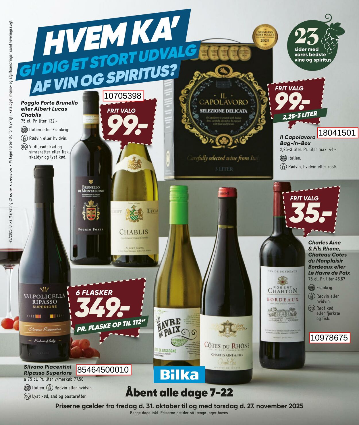 Tilbud Bilka 31.10.2025 - 07.11.2025