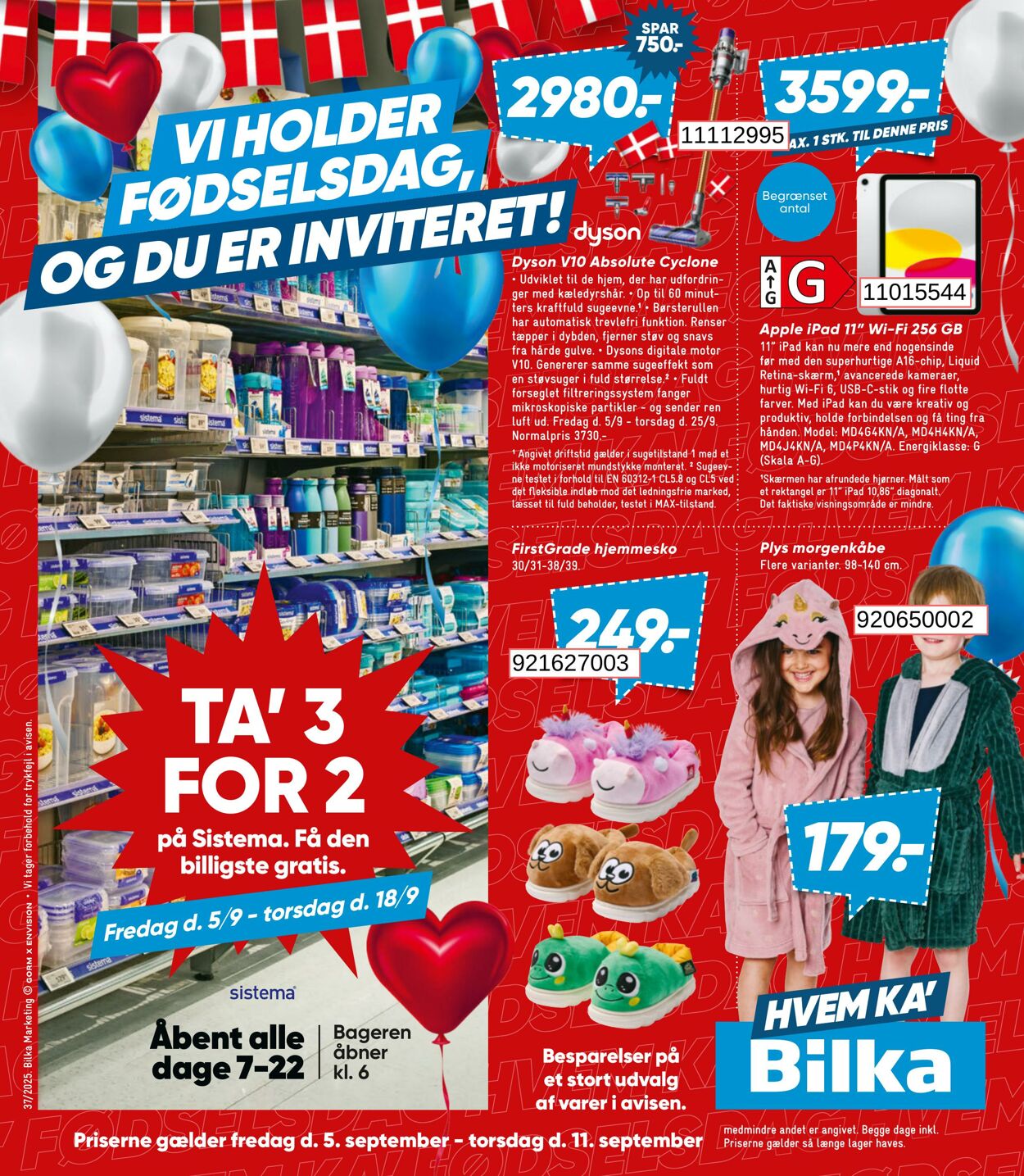 Tilbud Bilka 05.09.2025 - 11.09.2025