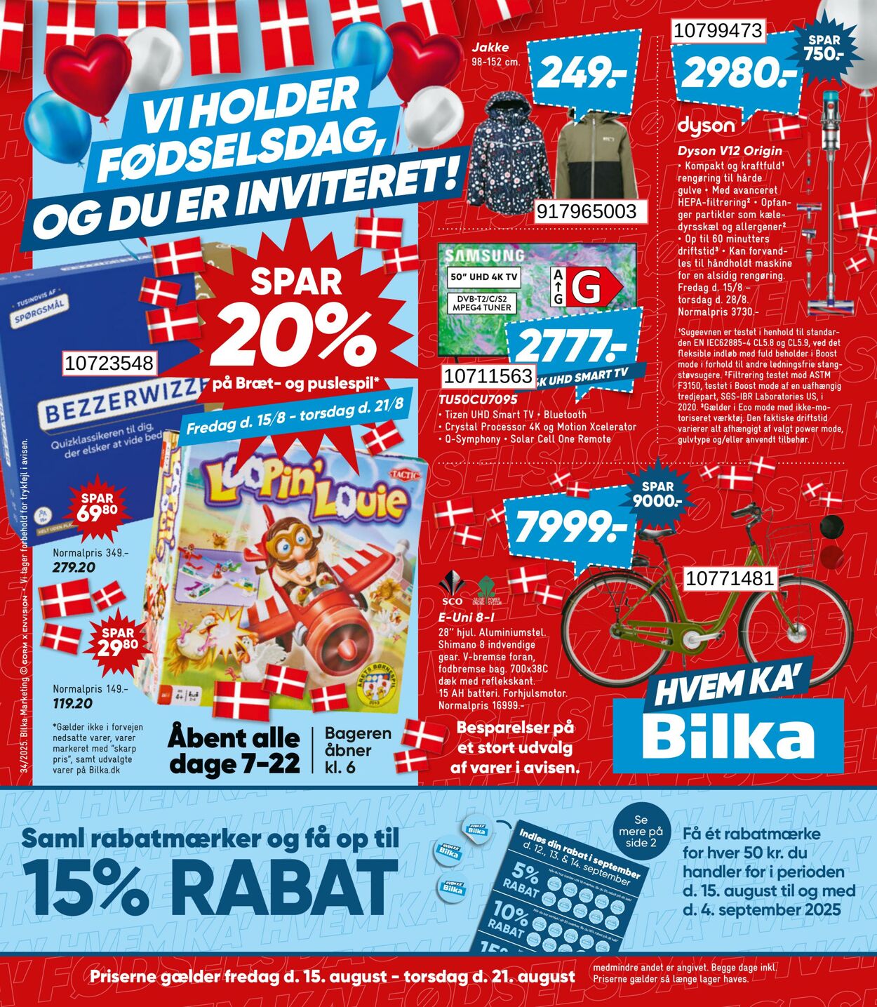 Tilbud Bilka 15.08.2025 - 21.08.2025