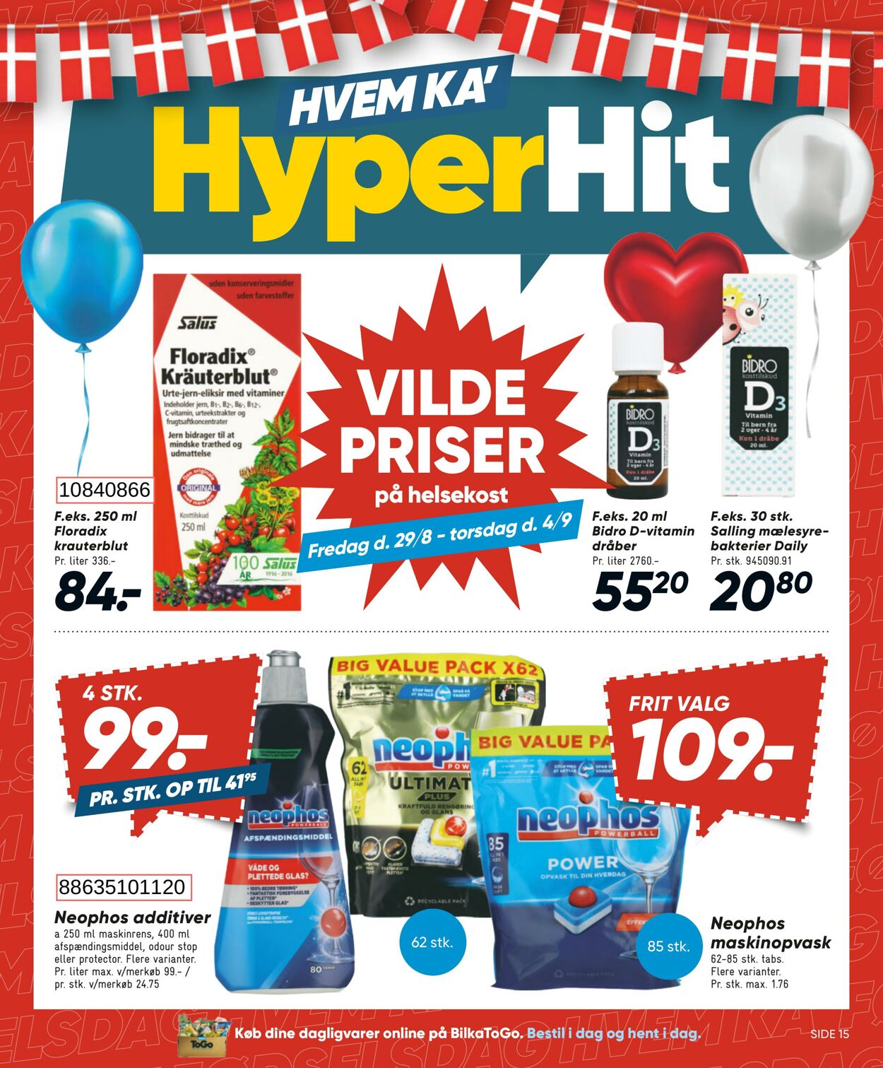 Tilbud Bilka 29.08.2025 - 04.09.2025