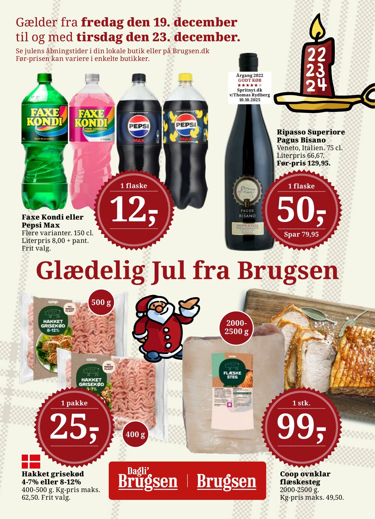 Tilbud Dagli’Brugsen 19.12.2025 - 23.12.2025