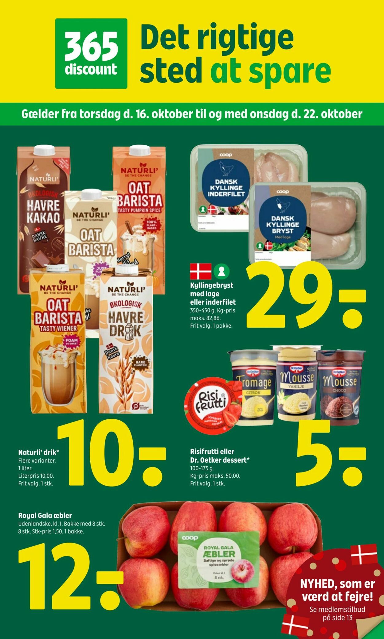 Tilbud Fakta-Coop 365discount 16.10.2025 - 22.10.2025
