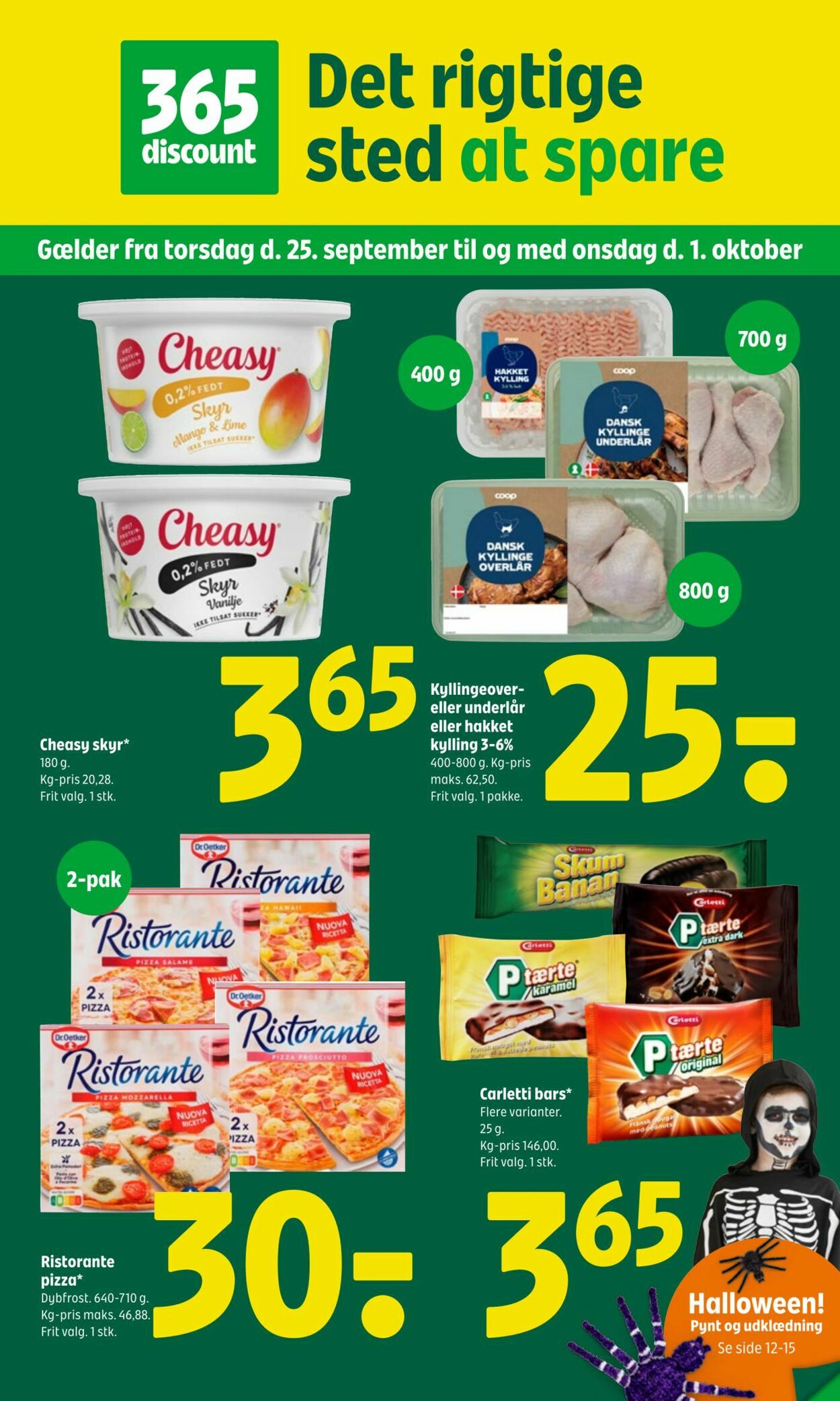 Tilbud Fakta-Coop 365discount 25.09.2025 - 01.10.2025