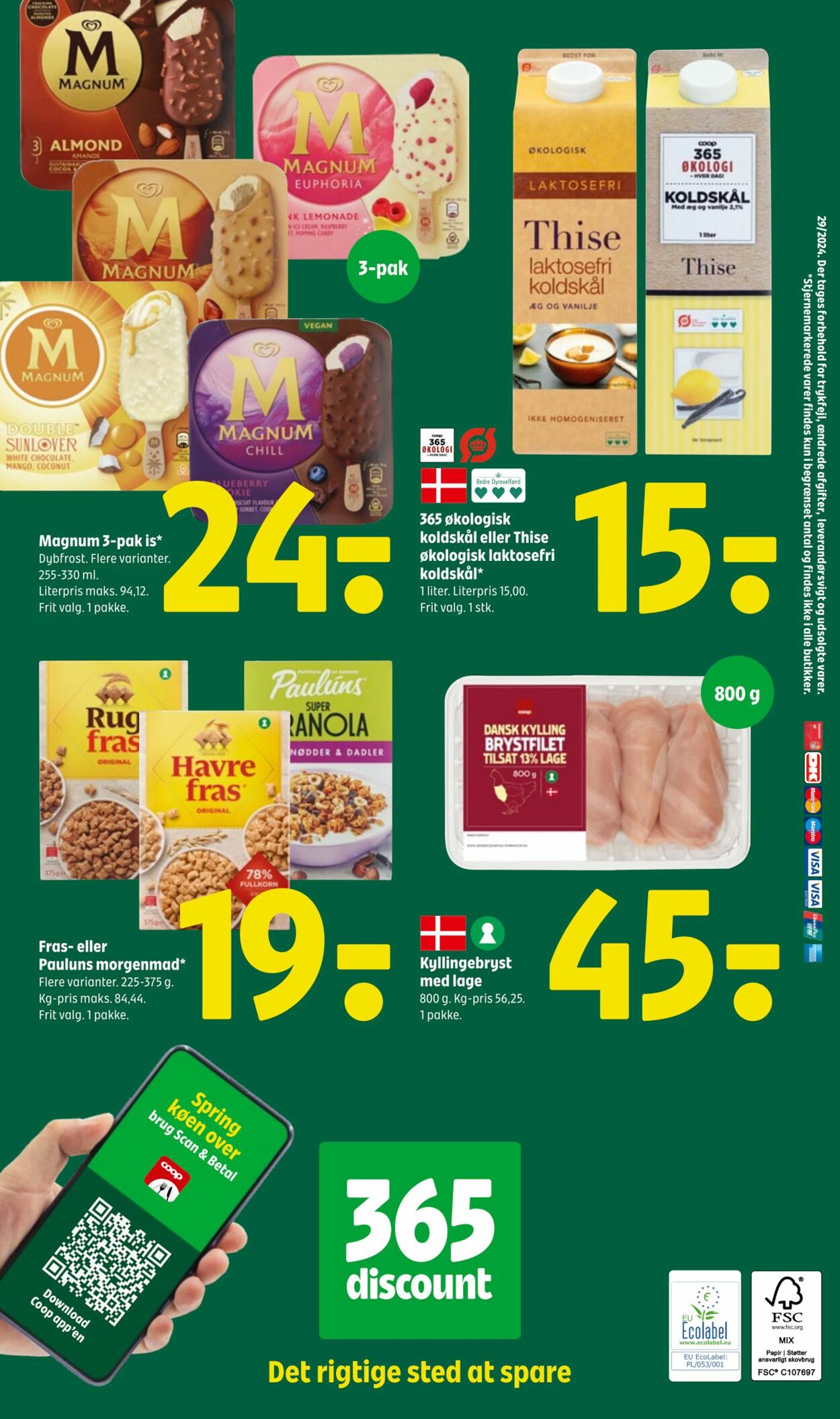 Tilbud Fakta-Coop 365discount 19.07.2024 - 24.07.2024