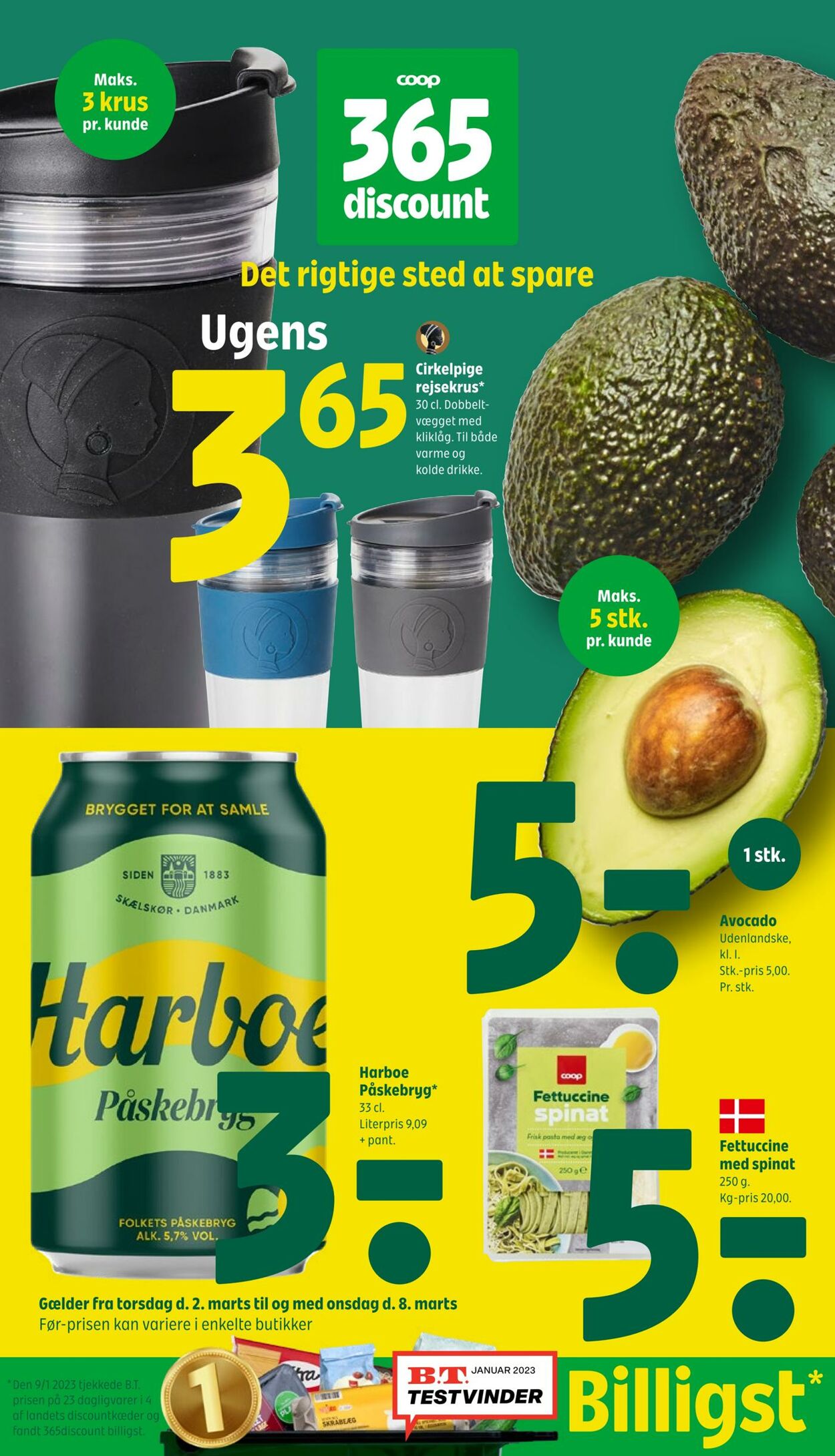 Tilbud Fakta-Coop 365discount 02.03.2023 - 08.03.2023