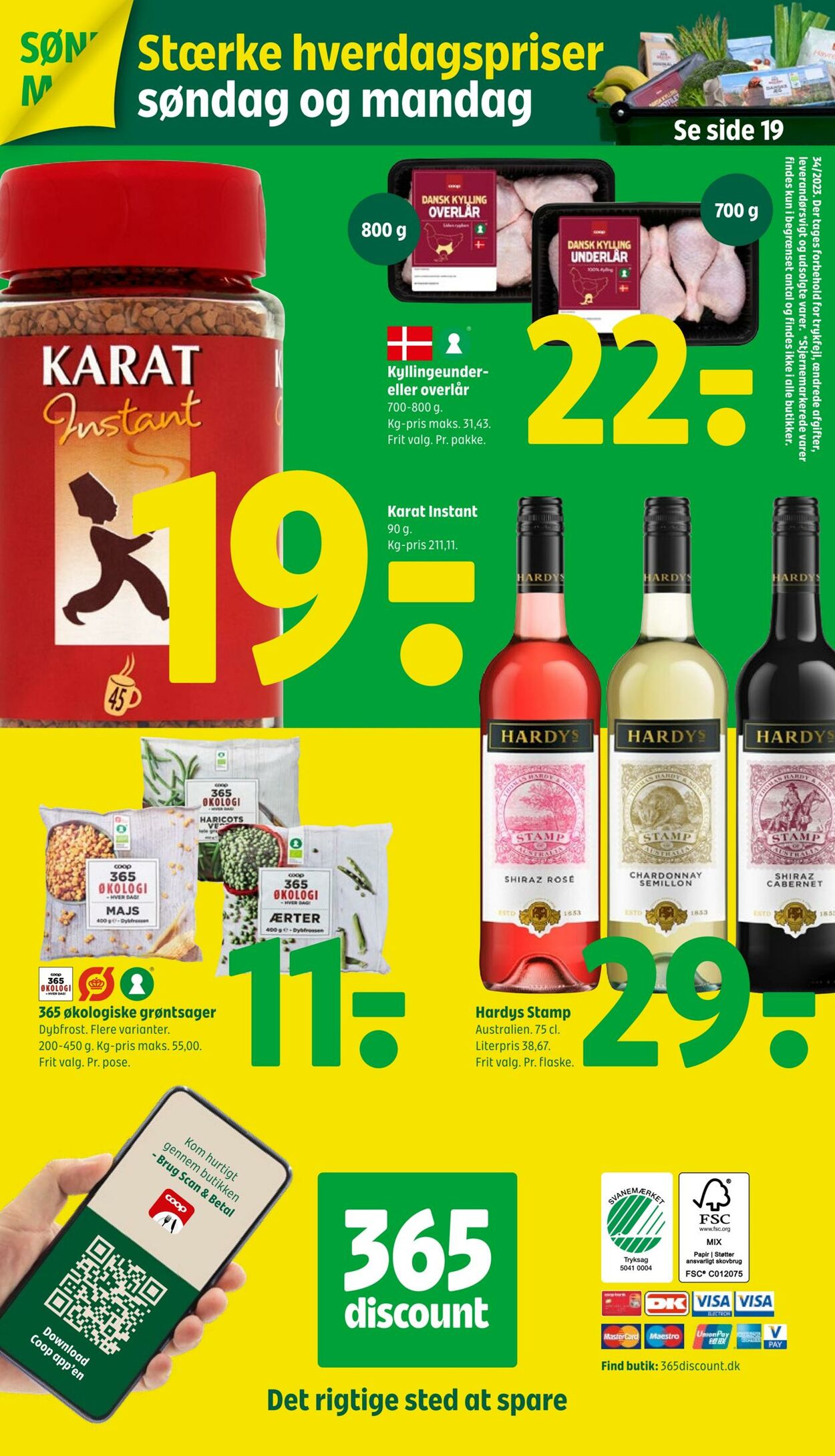 Tilbud Fakta-Coop 365discount 24.08.2023 - 30.08.2023