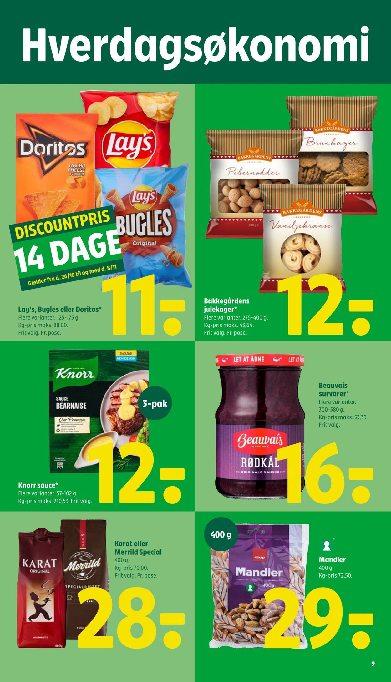 Tilbud Fakta-Coop 365discount 26.10.2023 - 01.11.2023