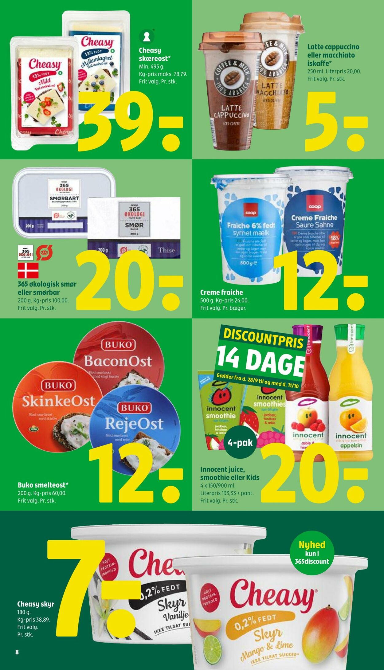 Tilbud Fakta-Coop 365discount 28.09.2023 - 04.10.2023