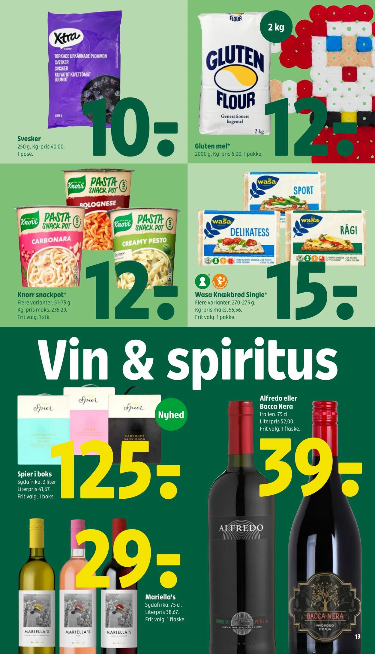 Tilbud Fakta-Coop 365discount 07.12.2023 - 13.12.2023