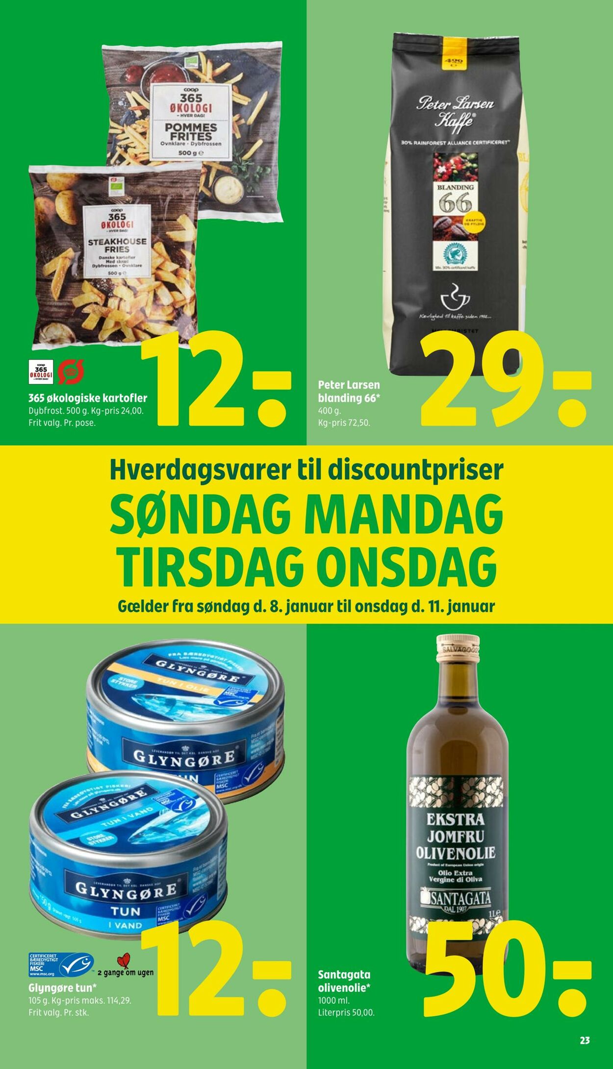 Tilbud Fakta-Coop 365discount 05.01.2023 - 11.01.2023