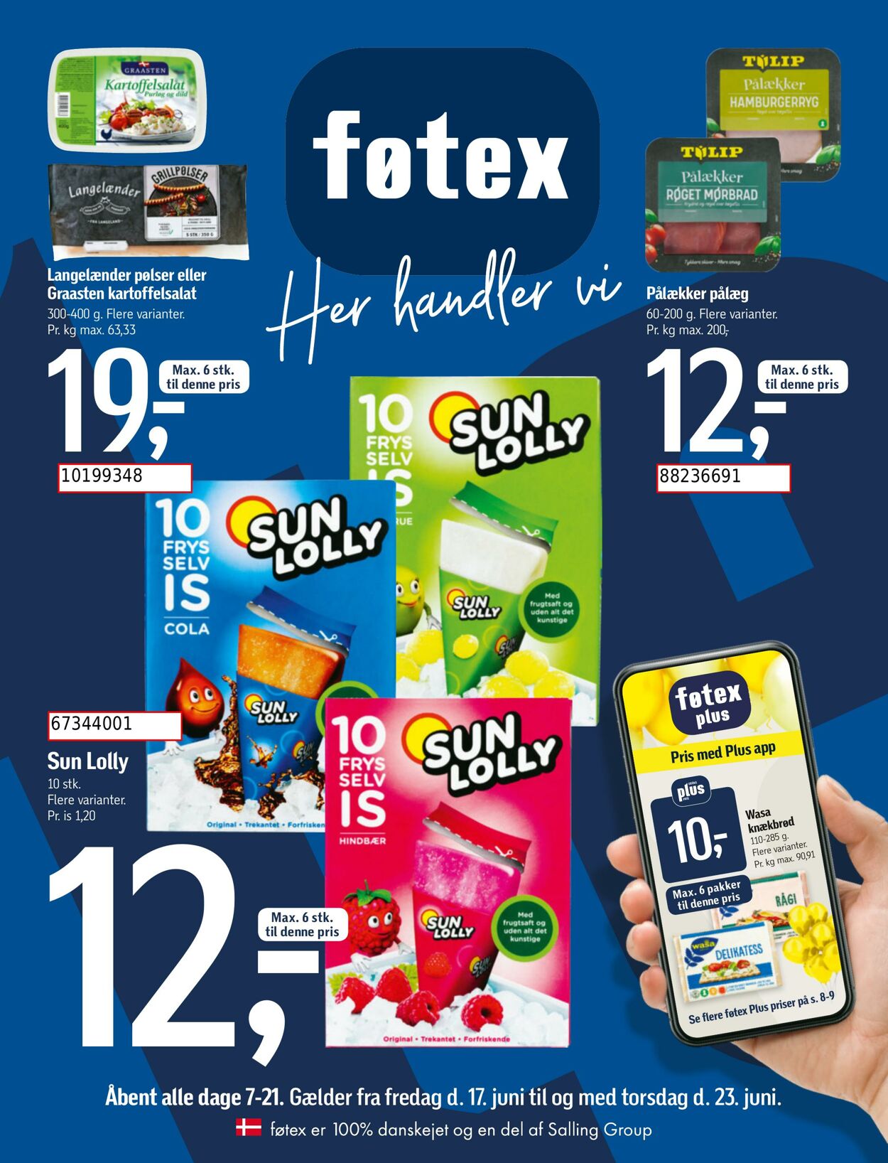 Tilbud føtex 17.06.2022 - 23.06.2022