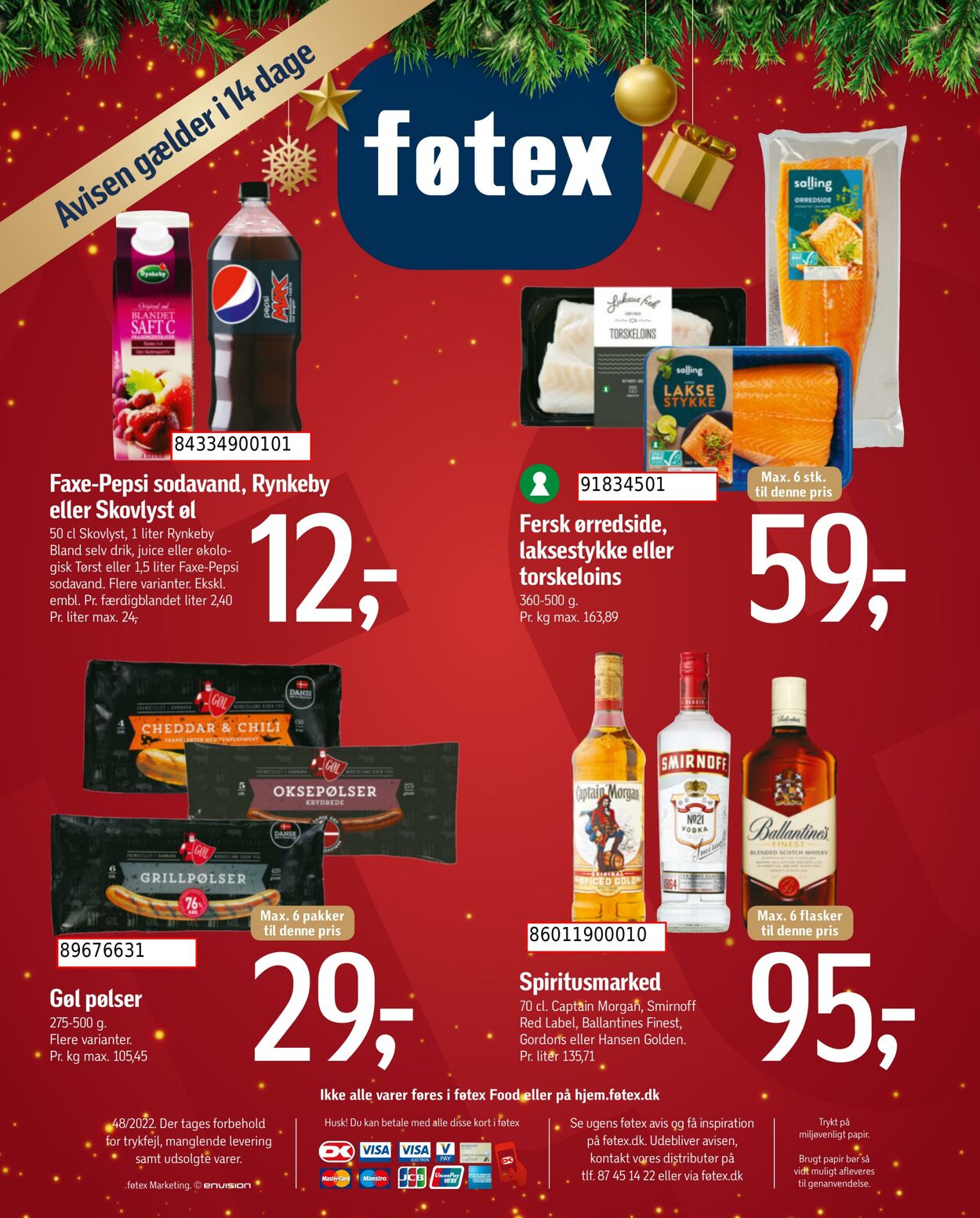 Tilbud føtex 25.11.2022 - 08.12.2022