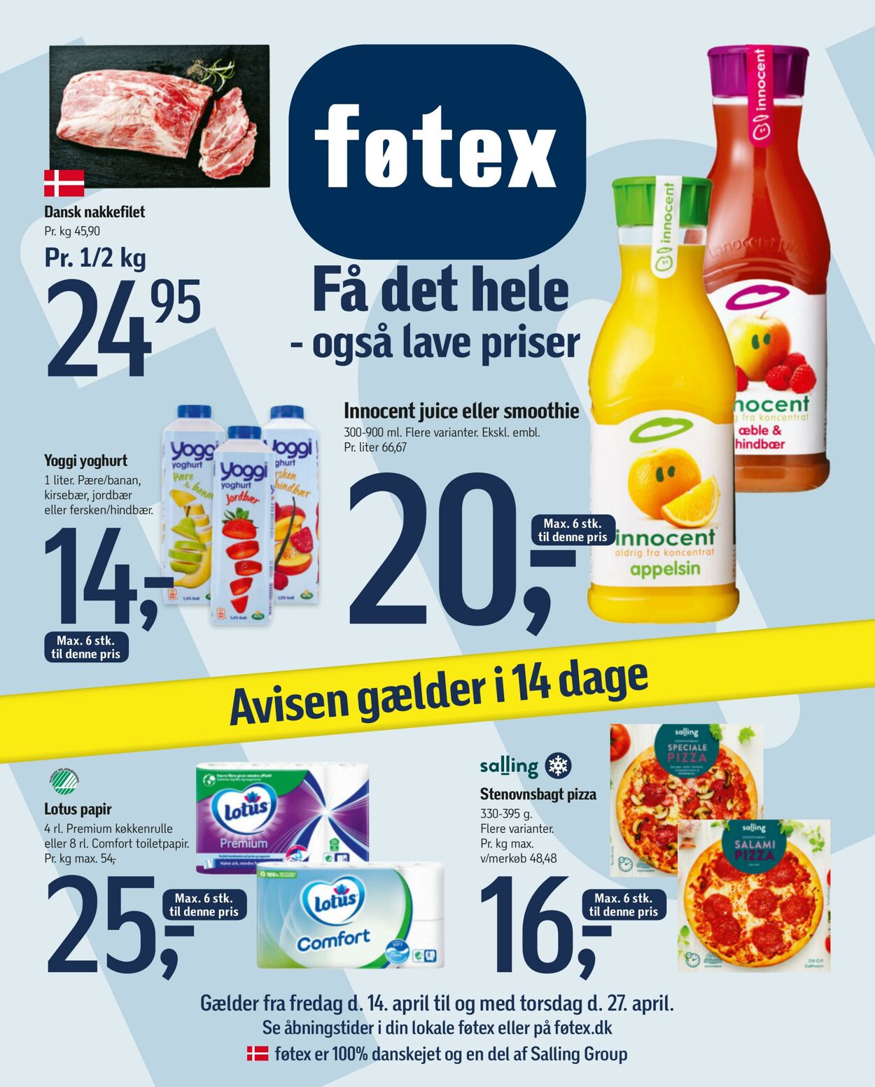 Tilbud føtex 14.04.2023 - 27.04.2023