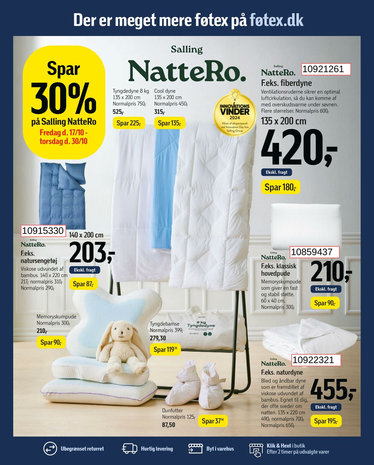 Tilbud føtex 17.10.2025 - 30.10.2025