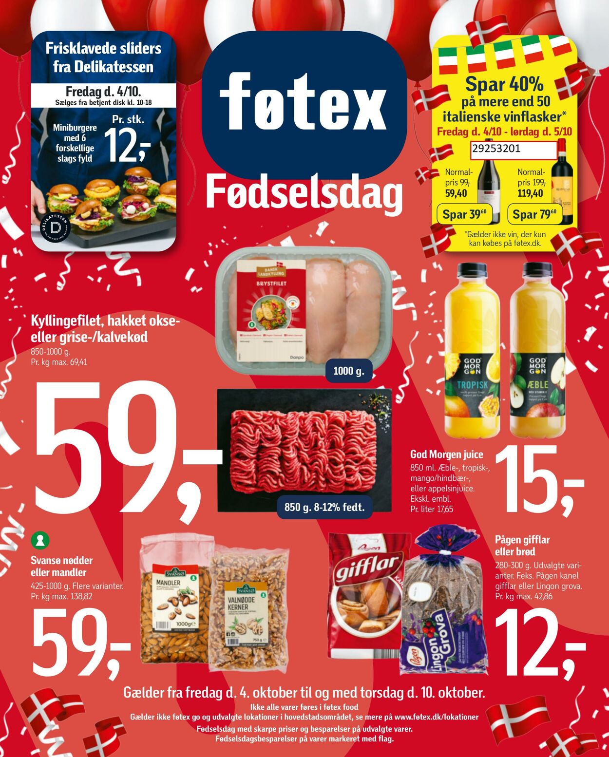 Tilbud føtex 04.10.2024 - 10.10.2024