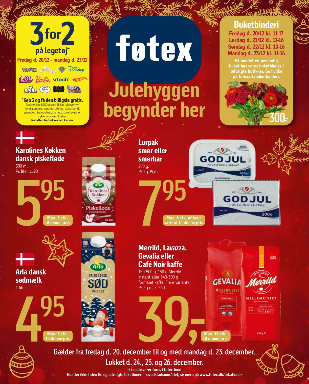 Tilbud føtex 20.12.2024 - 23.12.2024