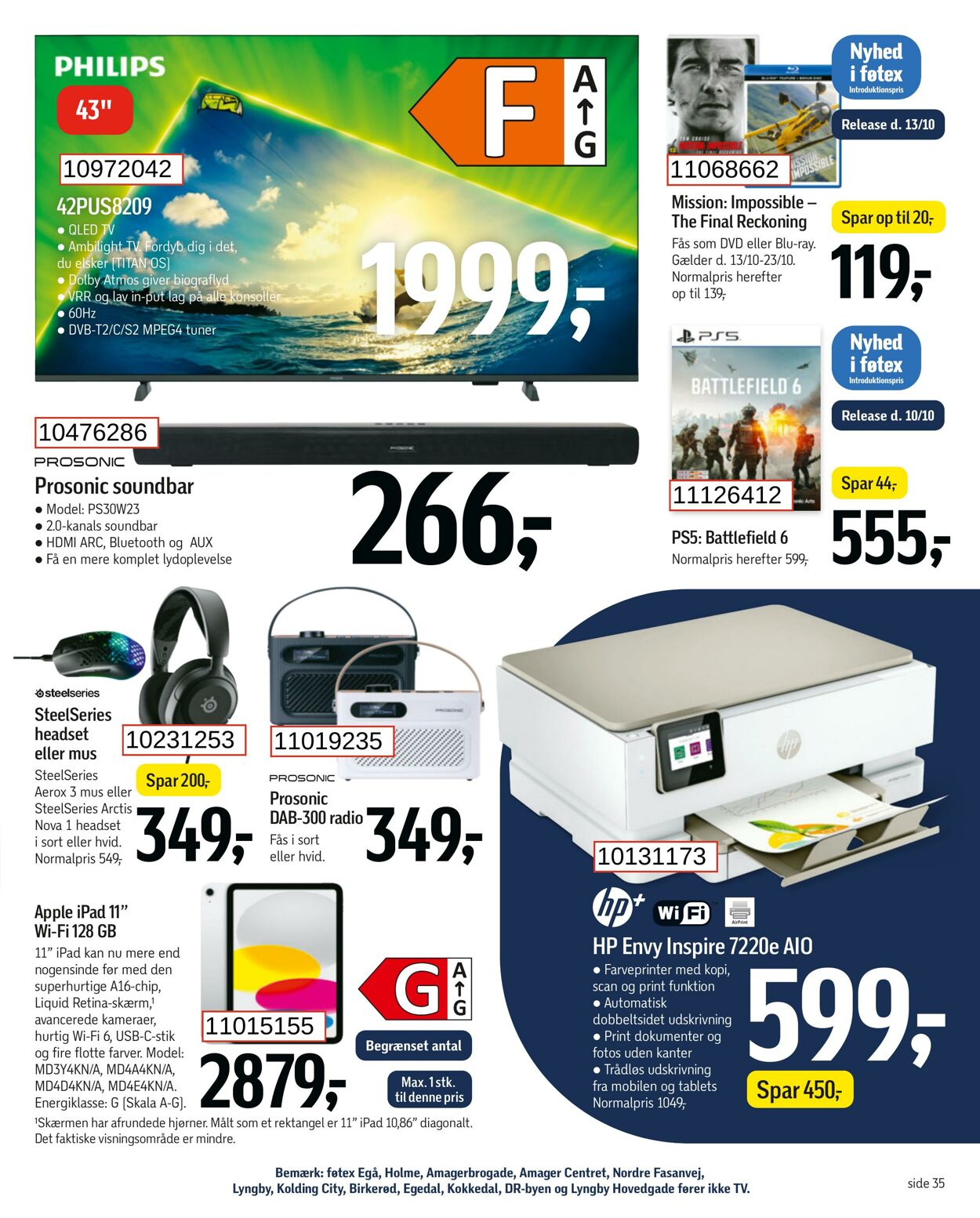 Tilbud føtex 10.10.2025 - 16.10.2025