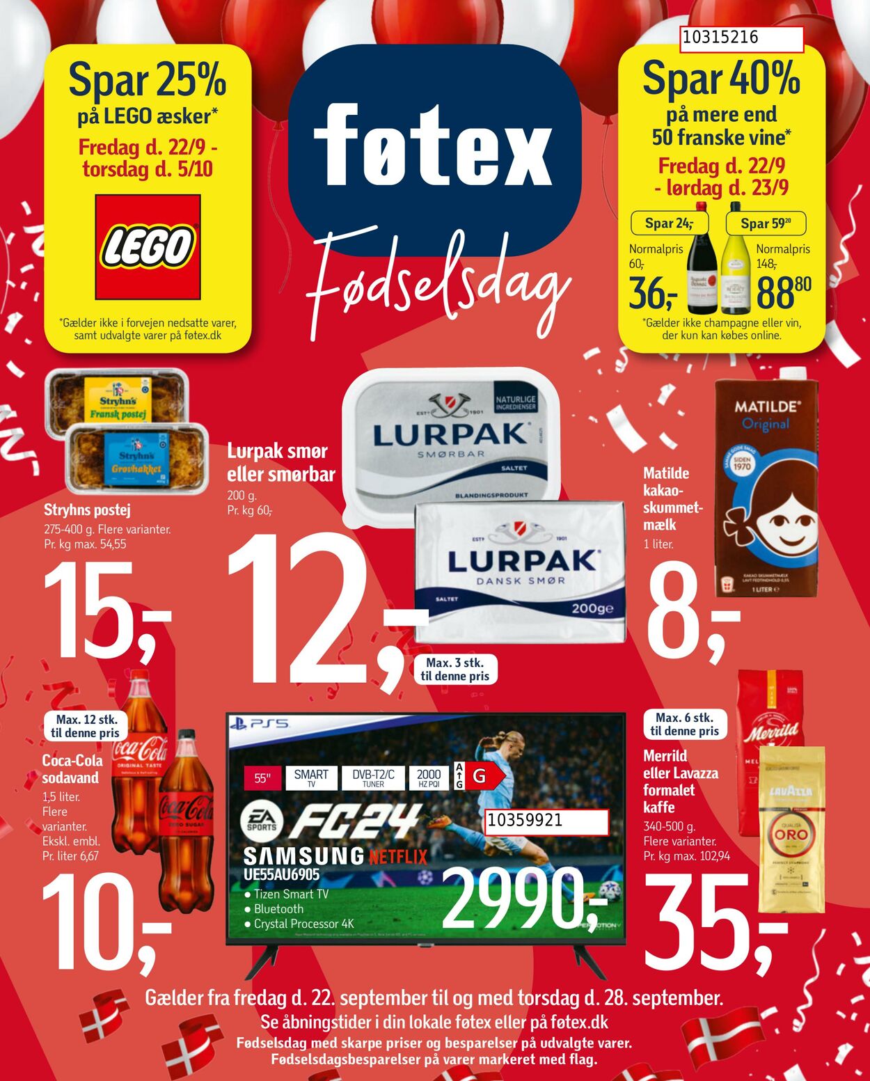 Tilbud føtex 22.09.2023 - 28.09.2023