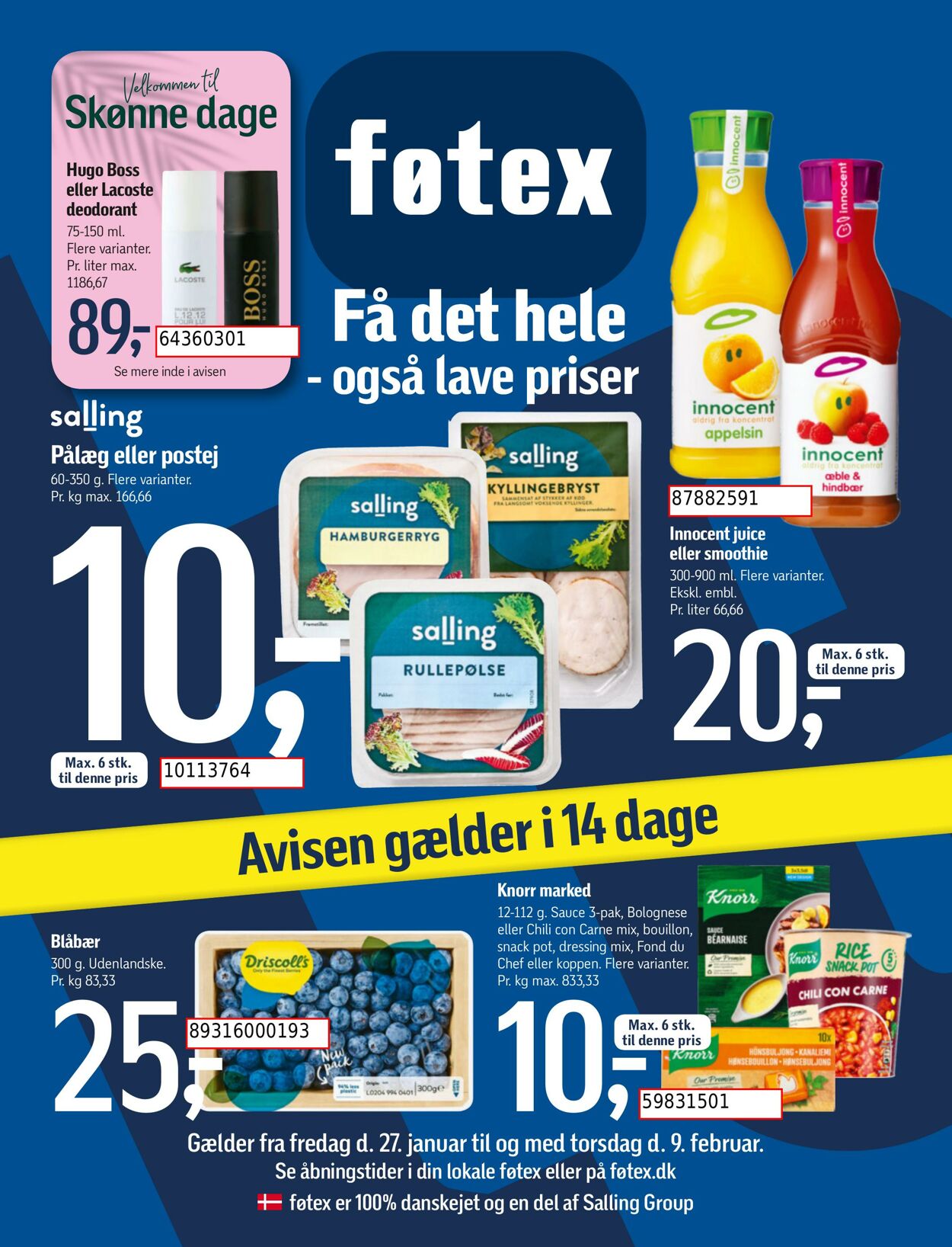 Tilbud føtex 27.01.2023 - 09.02.2023