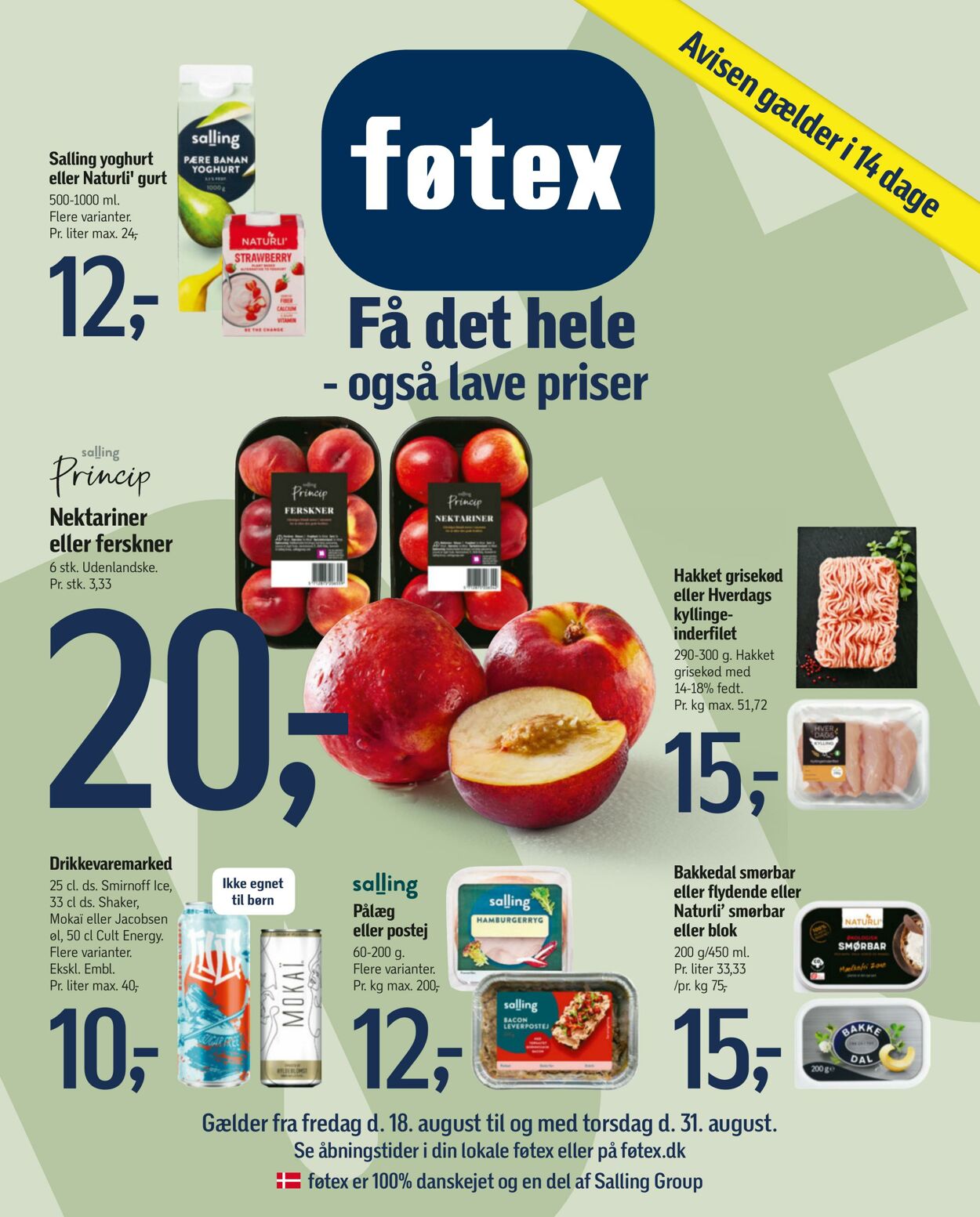 Tilbud føtex 18.08.2023 - 31.08.2023