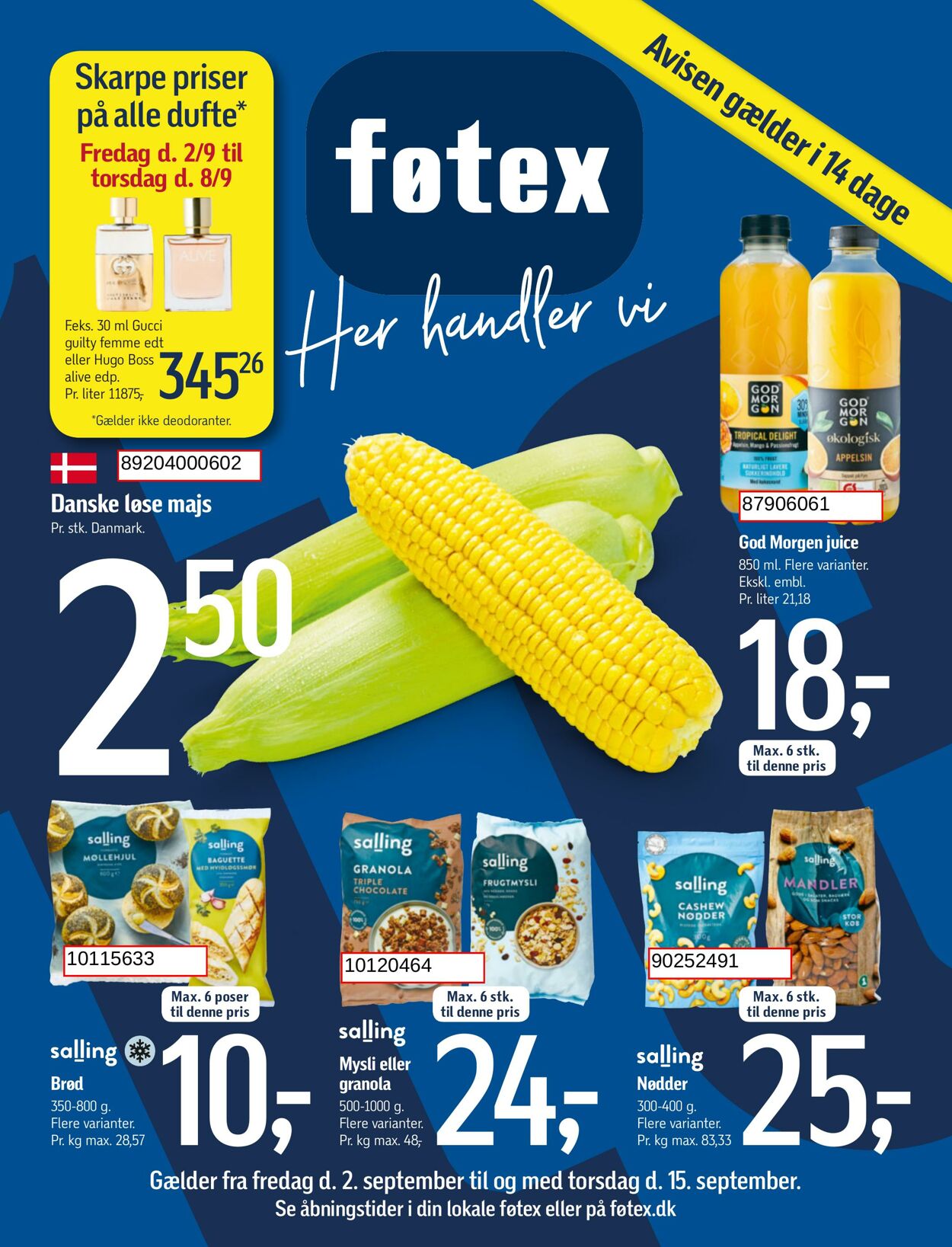 Tilbud føtex 02.09.2022 - 15.09.2022