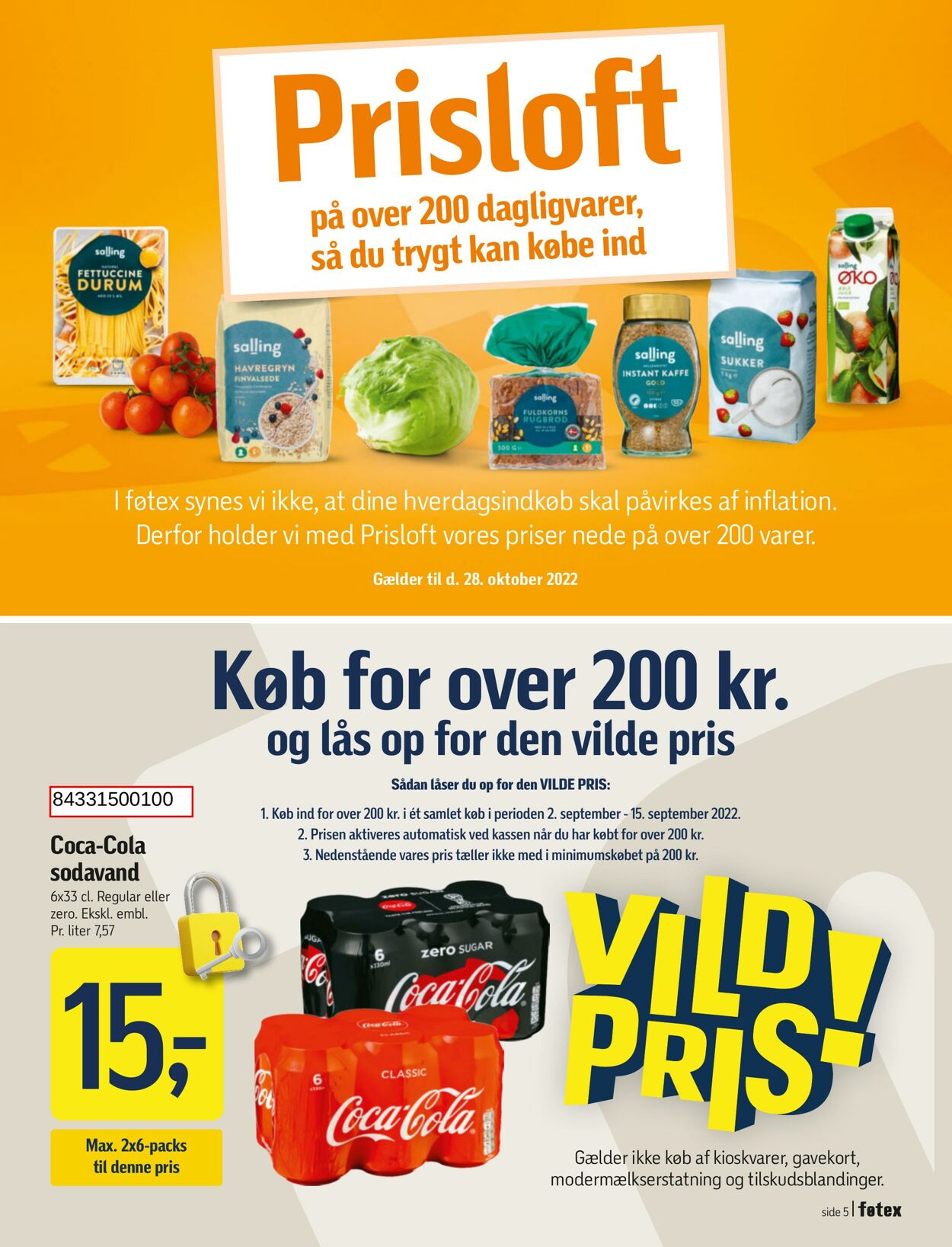 Tilbud føtex 02.09.2022 - 15.09.2022