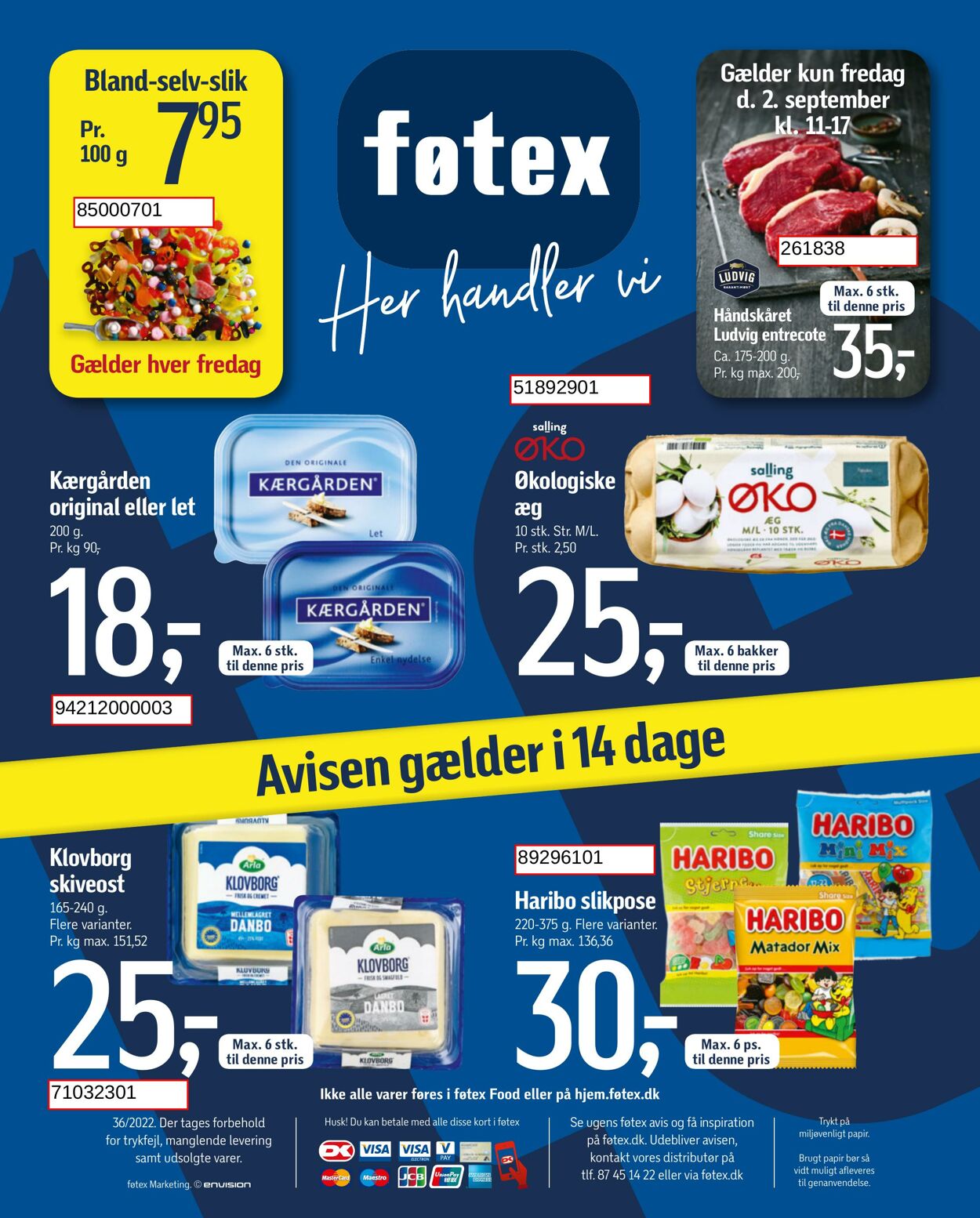 Tilbud føtex 02.09.2022 - 15.09.2022