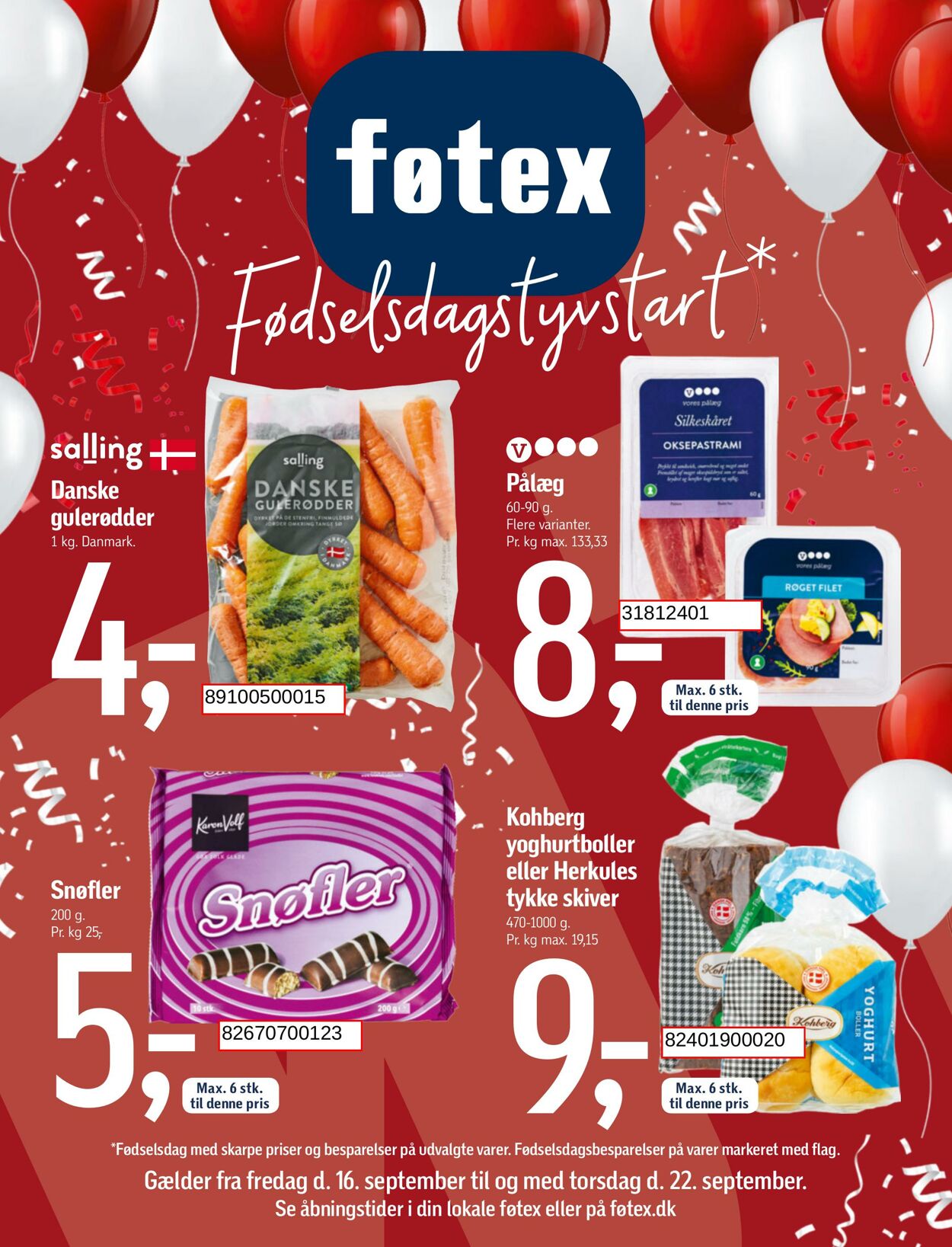 Tilbud føtex 16.09.2022 - 22.09.2022