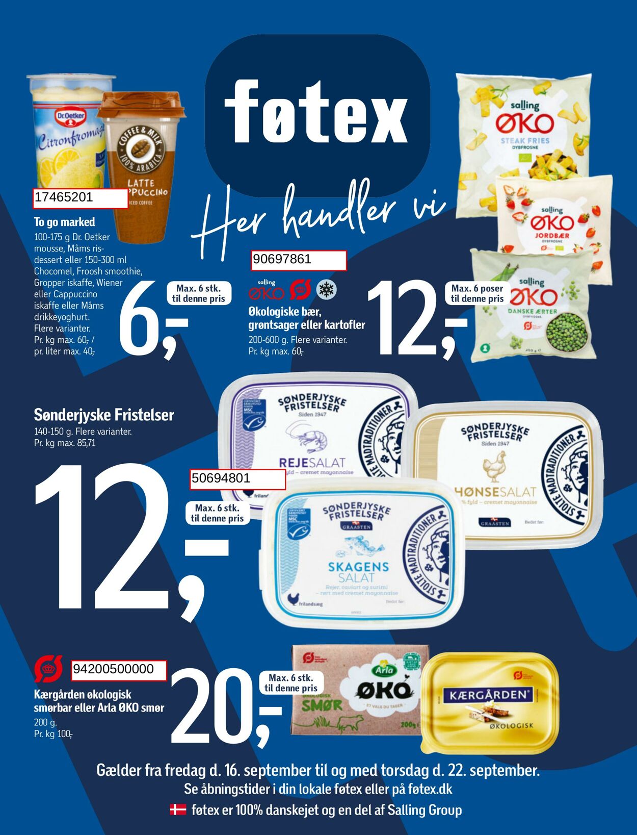 Tilbud føtex 16.09.2022 - 22.09.2022