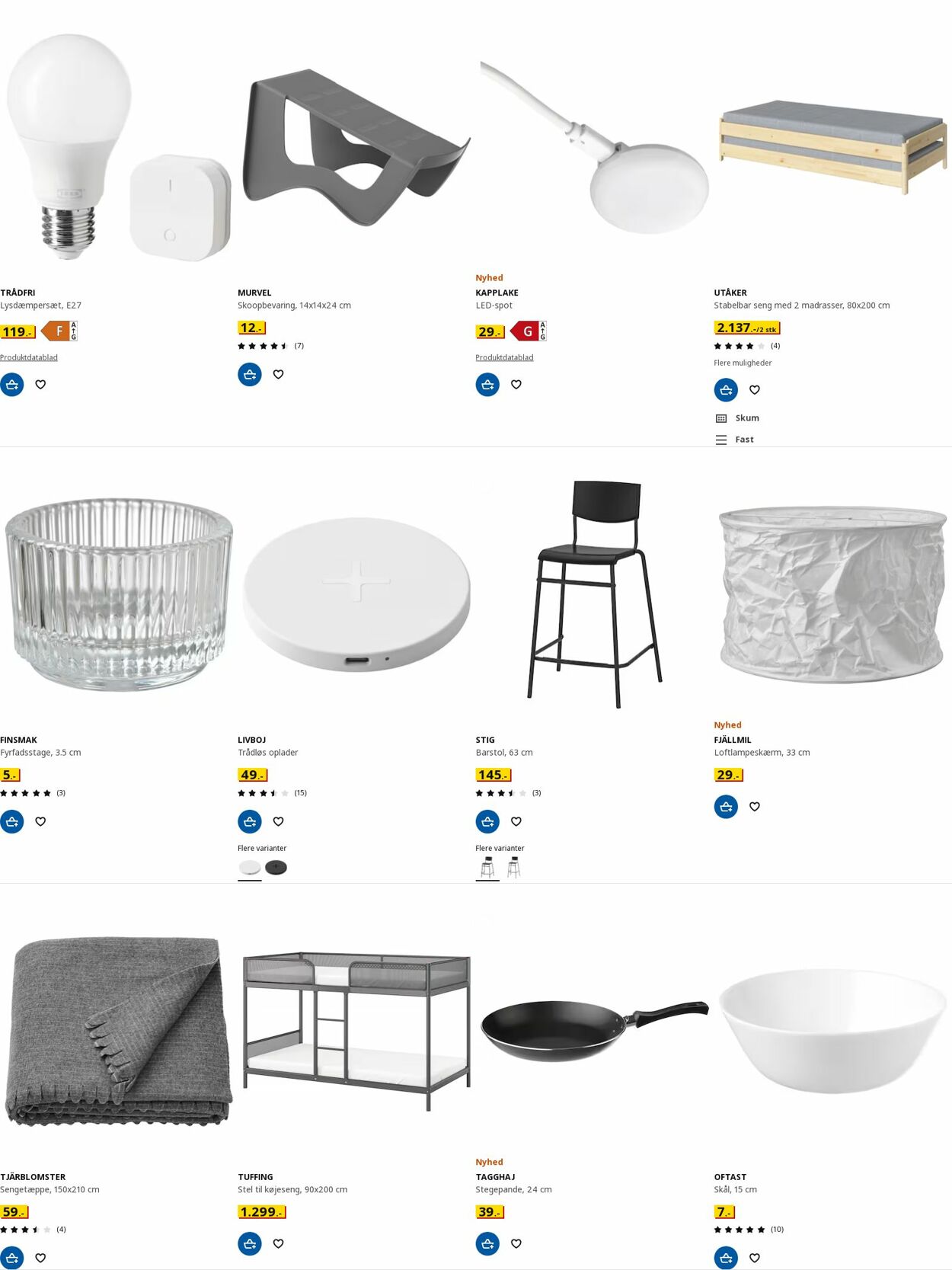 Tilbud Ikea 16.08.2023 - 29.08.2023