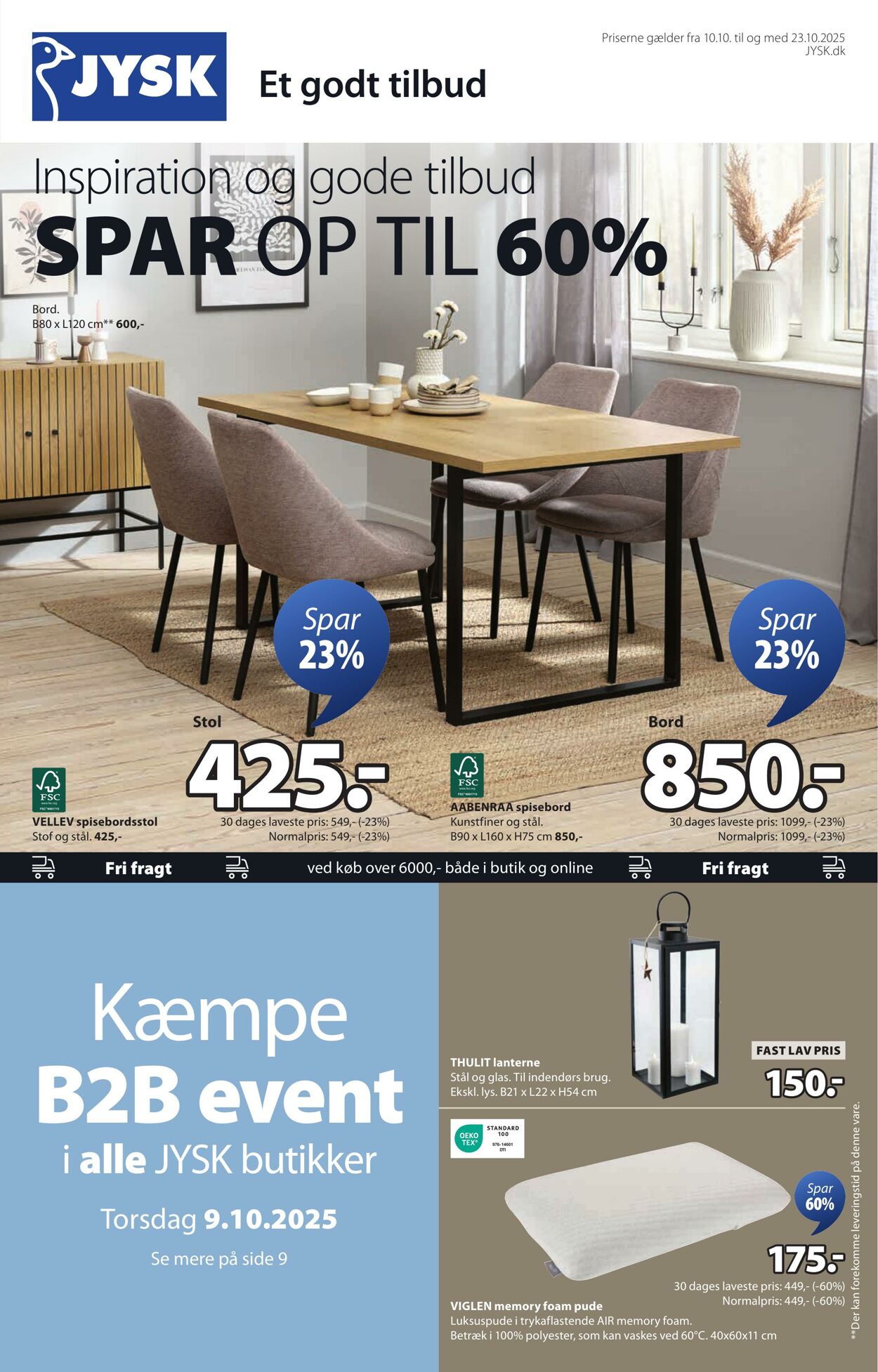 Tilbud Jysk 10.10.2025 - 24.10.2025