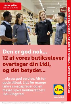 Tilbud Lidl 12.03.2025 - 15.03.2025