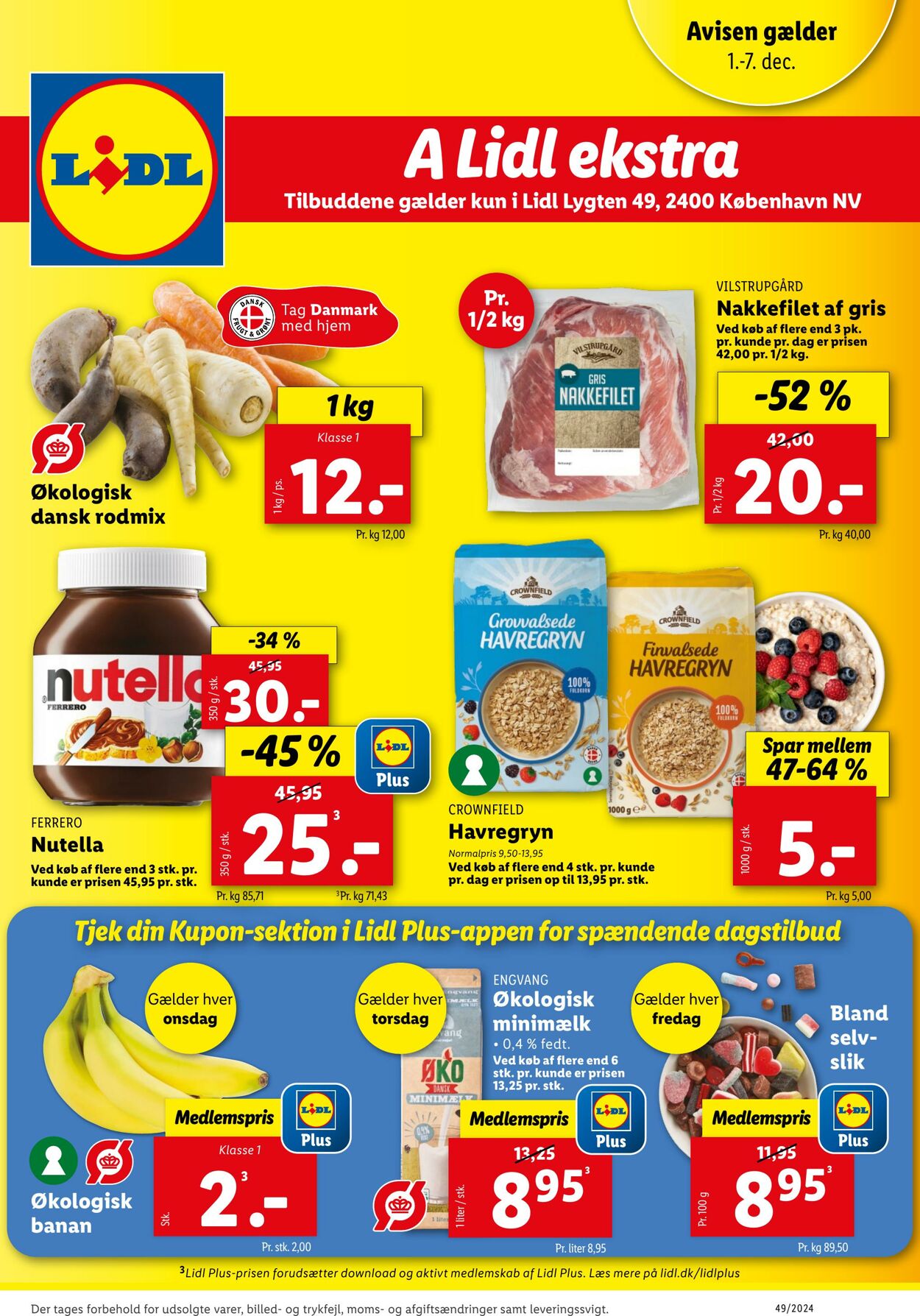 Tilbud Lidl 30.11.2024 - 07.12.2024