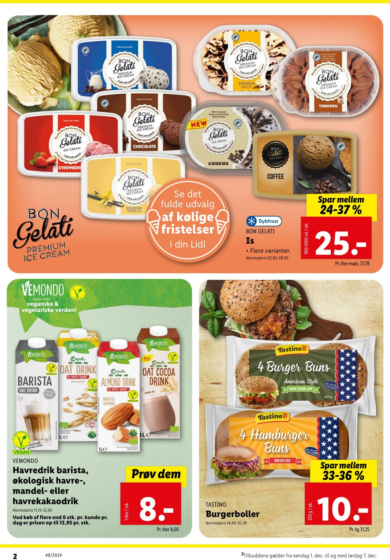 Tilbud Lidl 30.11.2024 - 07.12.2024