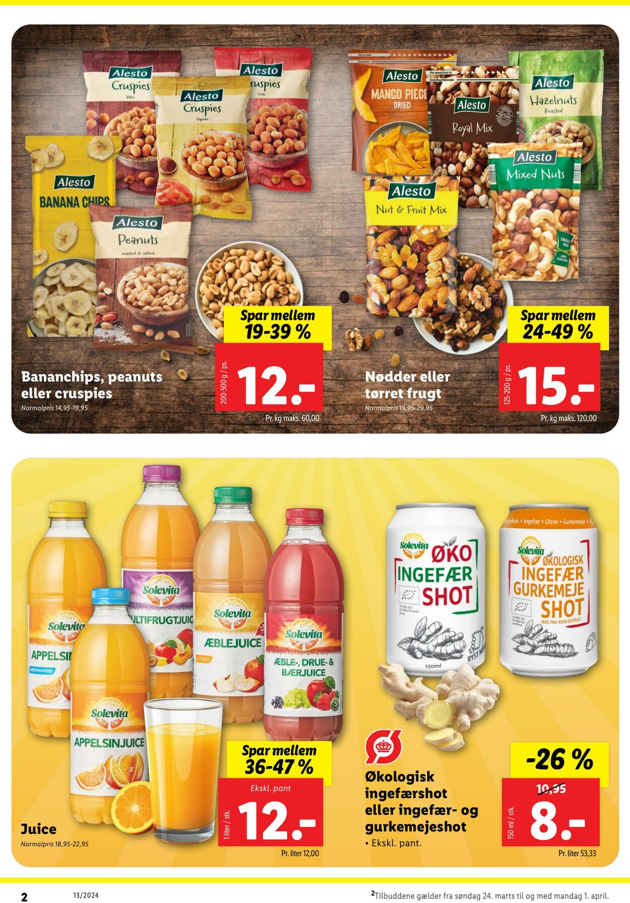 Tilbud Lidl 24.03.2024 - 01.04.2024