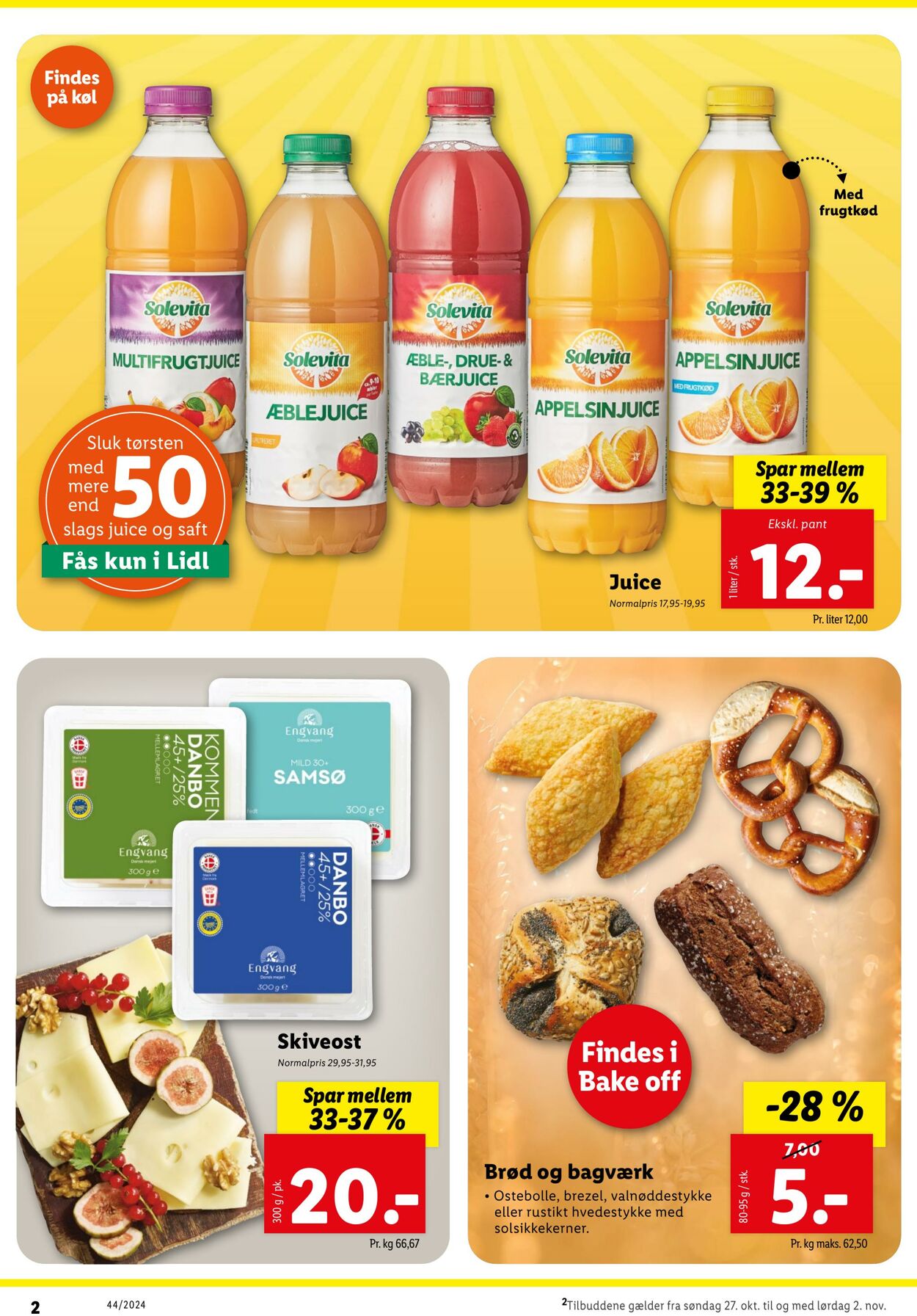 Tilbud Lidl 26.10.2024 - 02.11.2024