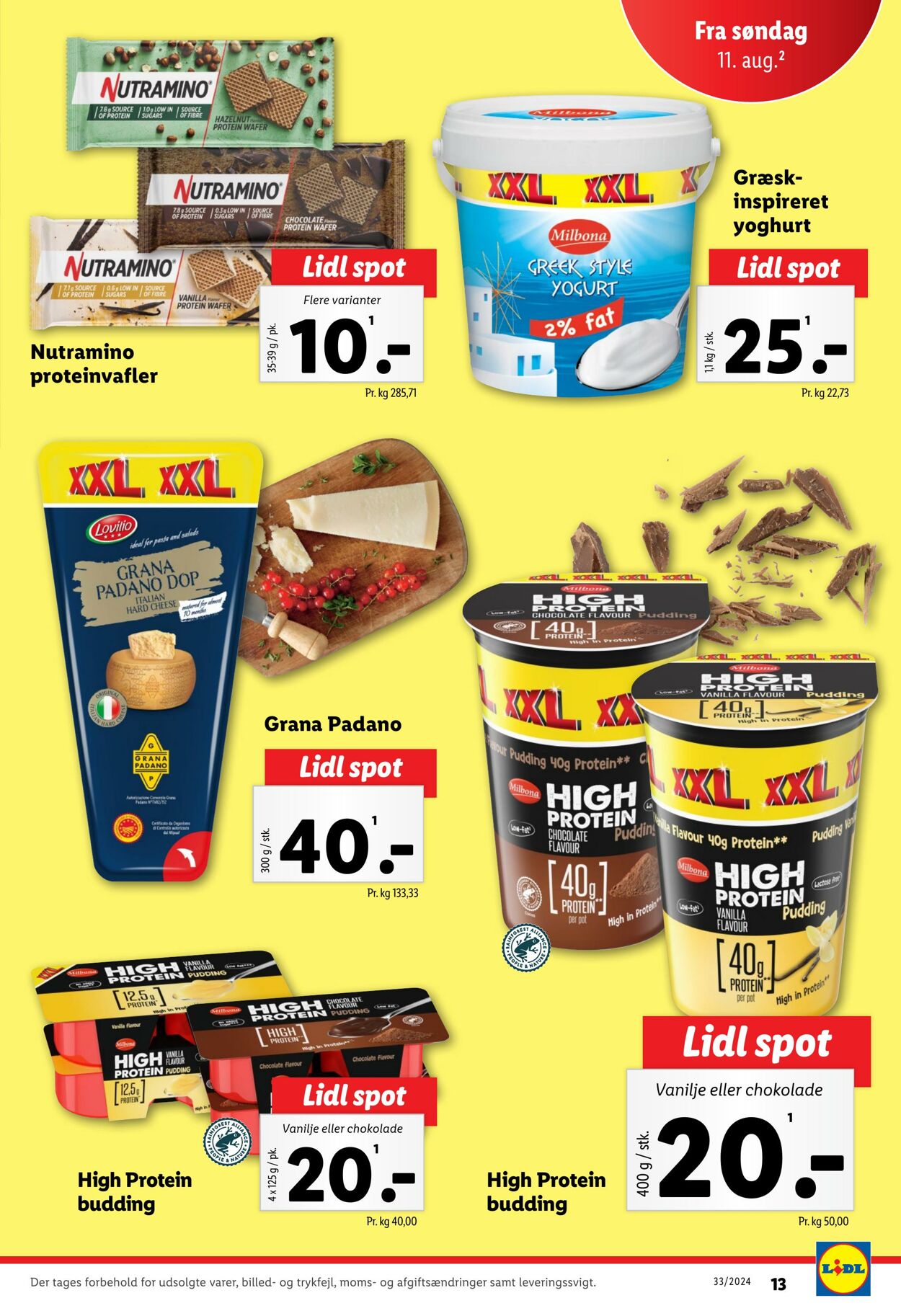 Tilbud Lidl 11.08.2024 - 17.08.2024