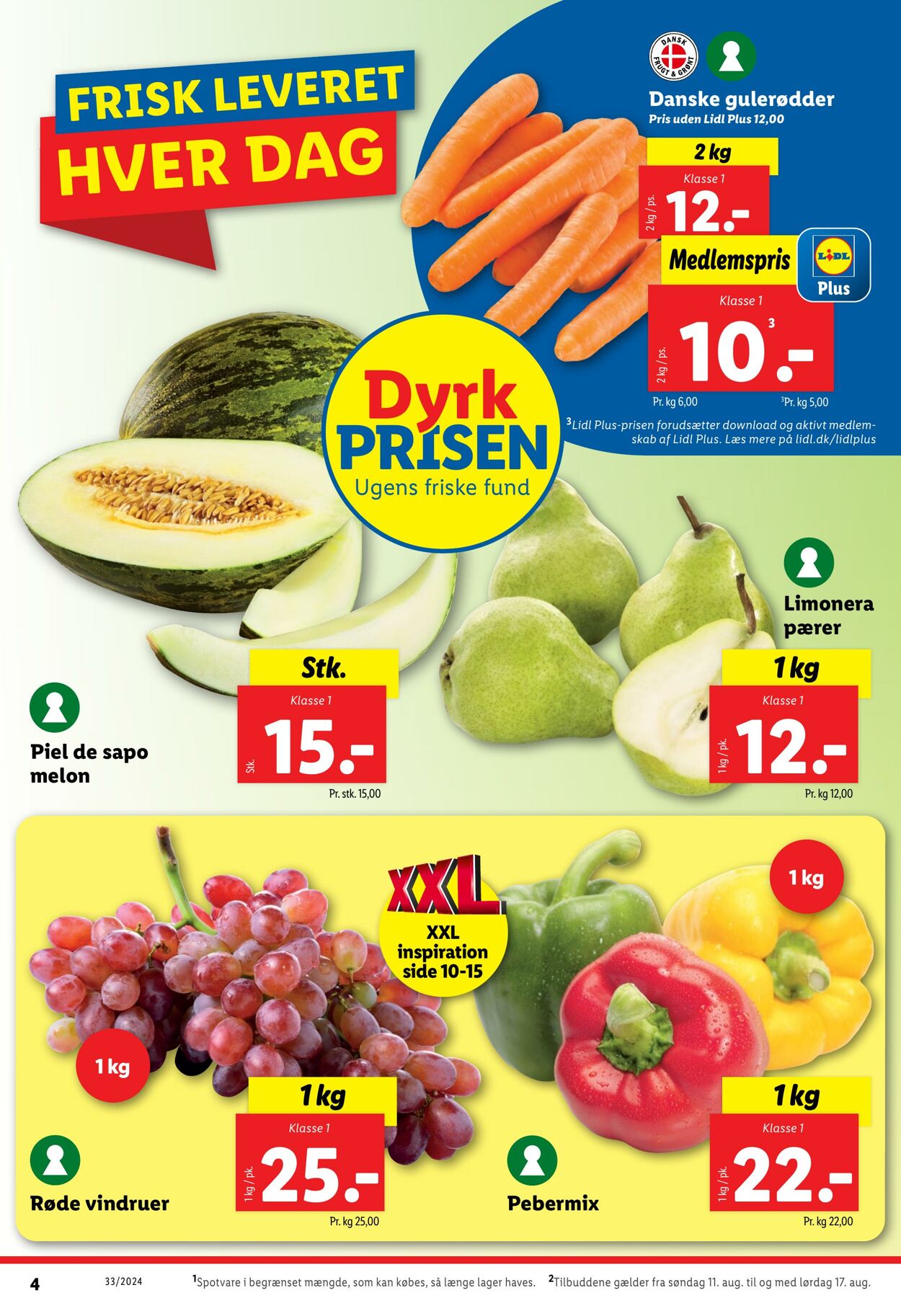 Tilbud Lidl 11.08.2024 - 17.08.2024