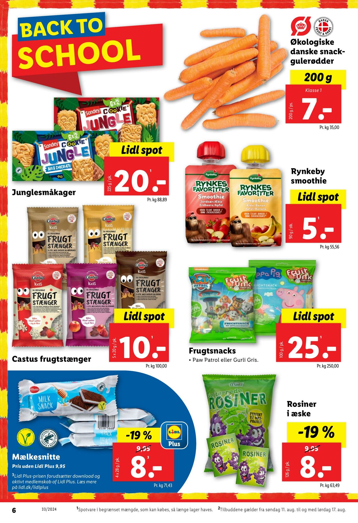 Tilbud Lidl 11.08.2024 - 17.08.2024