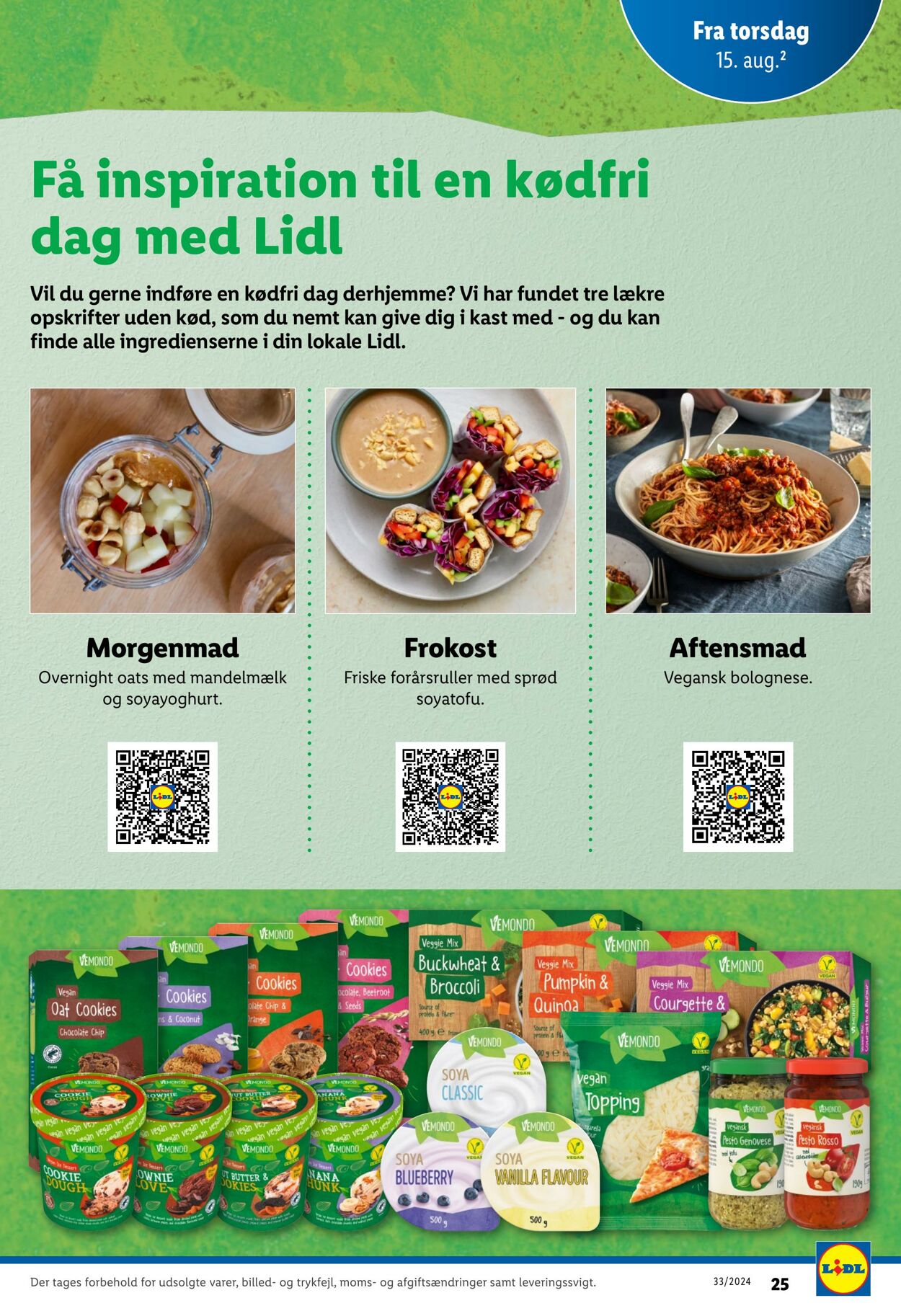 Tilbud Lidl 11.08.2024 - 17.08.2024